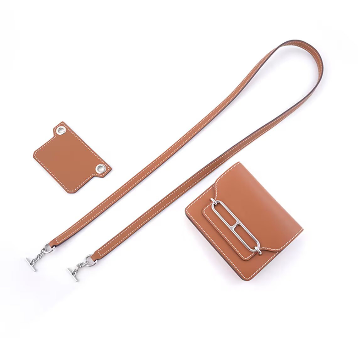 Fully handmade customizable Bag Extension Straps, Vachetta Leather Ext