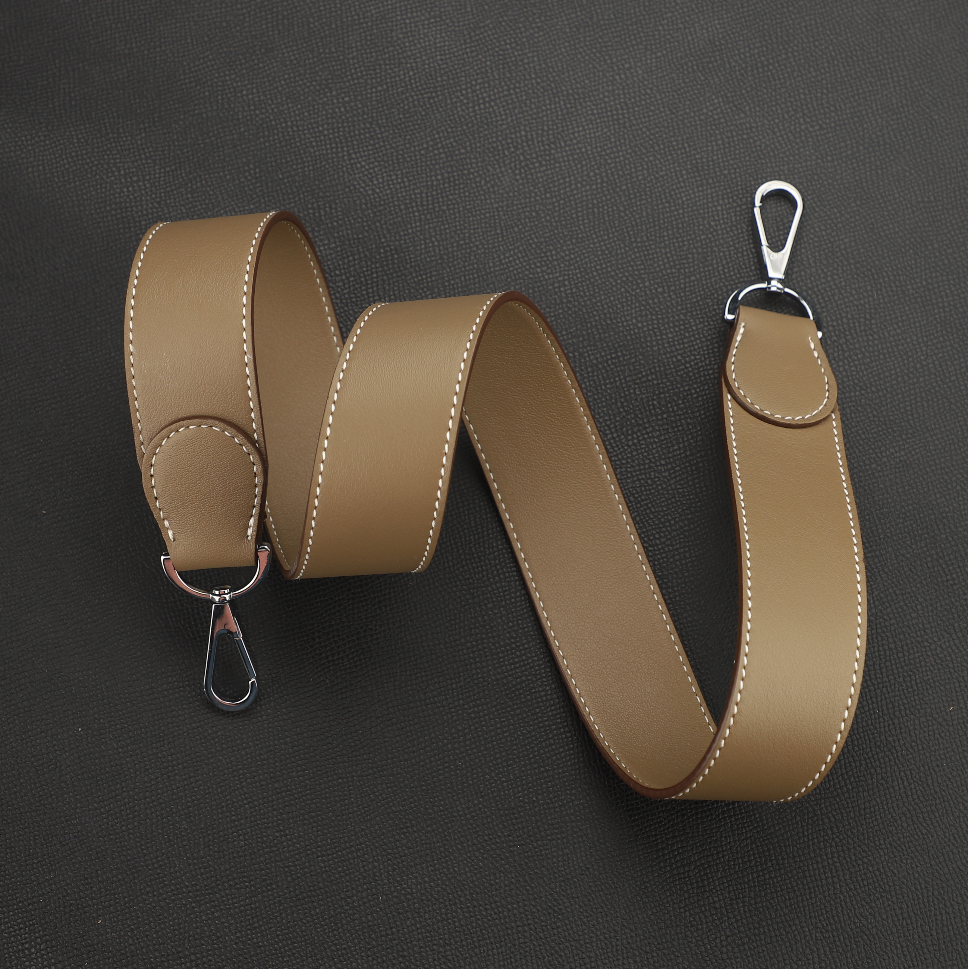 The Swift leather Orange Extended single shoulder strap For Kelly Roulis bag,crossbody strap,Guitar strap