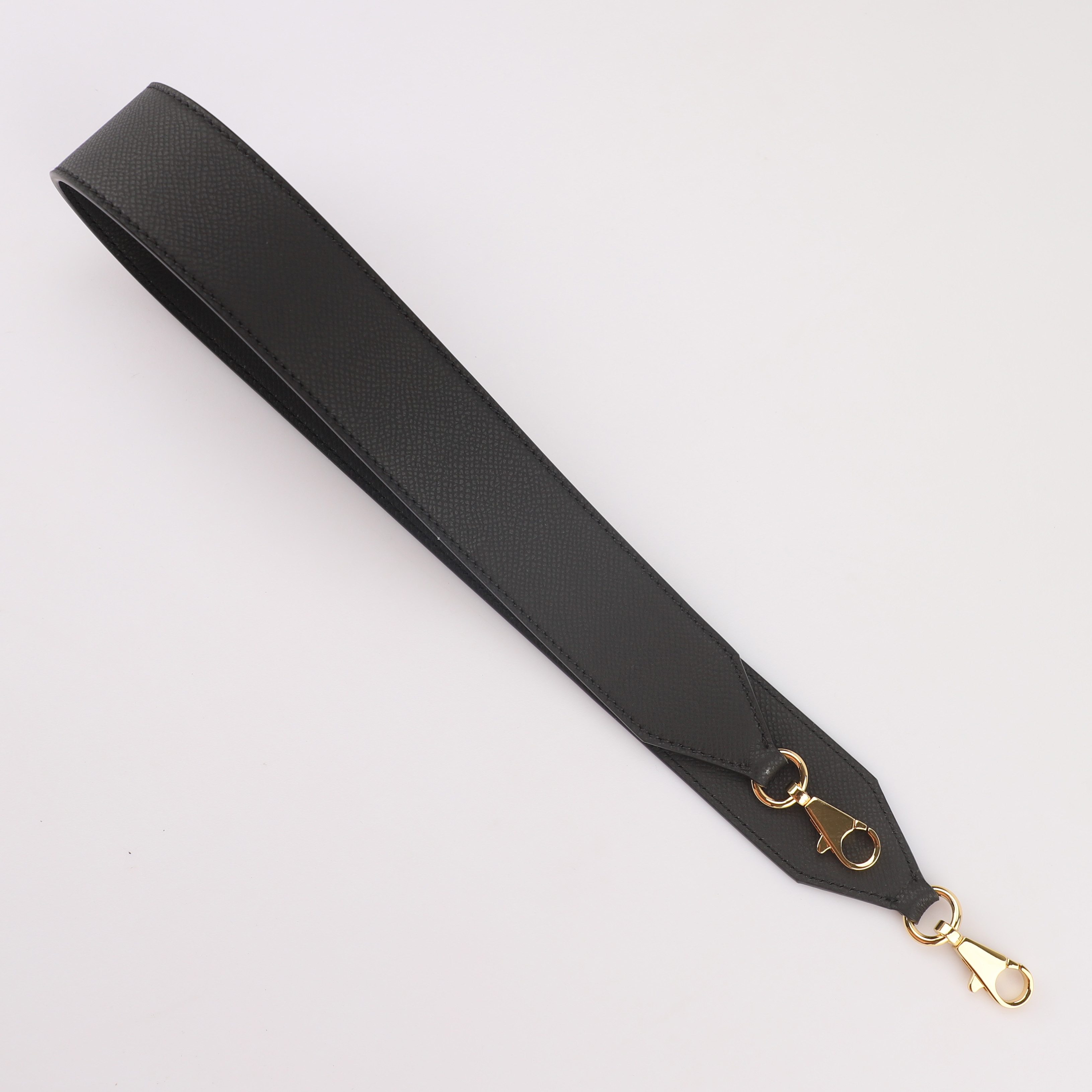 40mm Width Black Epsom Leather Kelly Bag Shoulder Strap,Crossbody Strap For Kelly Bag,Shoulder Strap For Bolide Bag