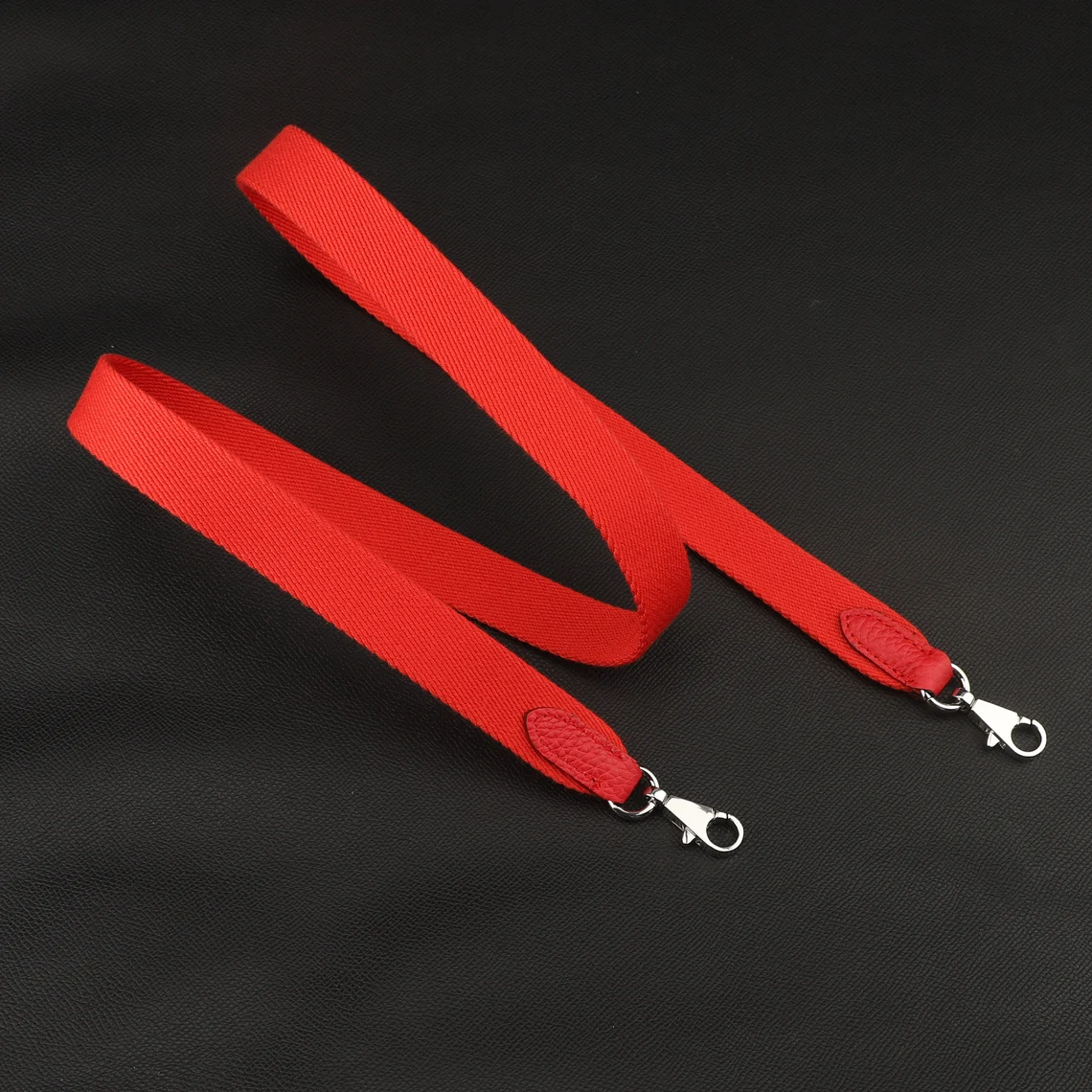 25mm Wide Rouge Canvas Crossbody strap for Evelyne TPM bag and other Brand bag,Rouge Canvas with togo leather shoulder strap