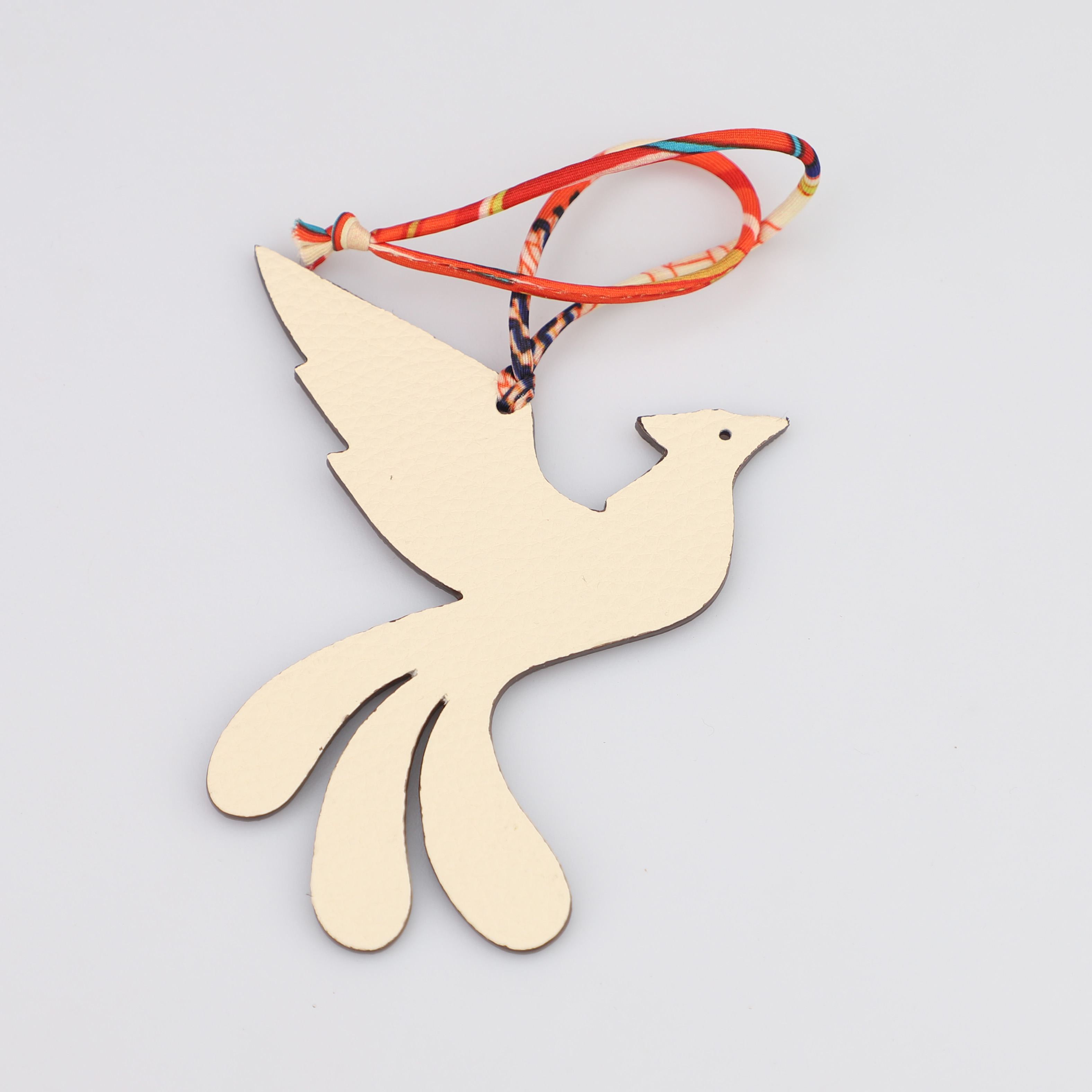 Epsom Leahter and Togo Leather Petit H Charm Phoenix Bag Charm