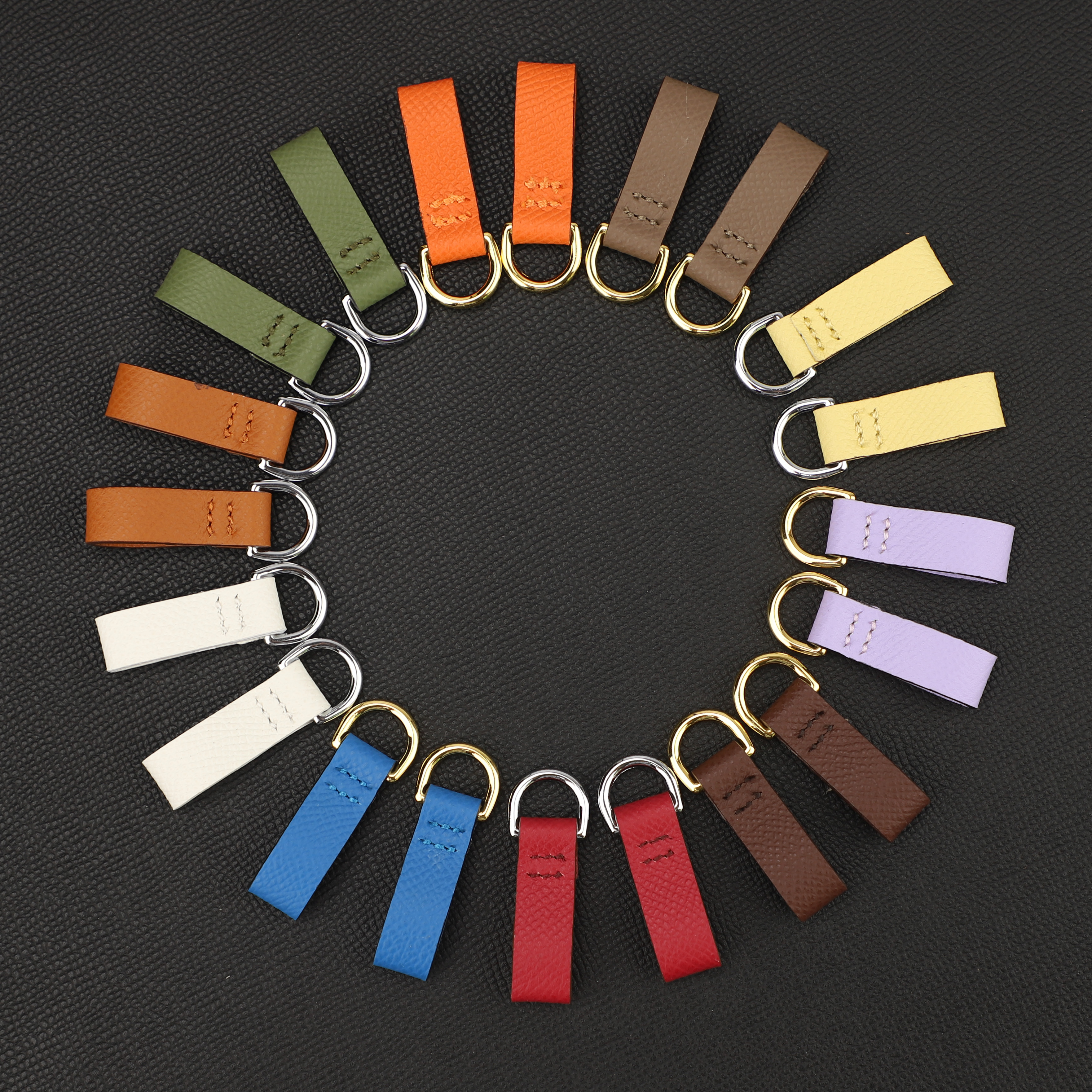 Epsom Leather Birkin/Kelly Pochette Rings Connect the Shoulder Strap