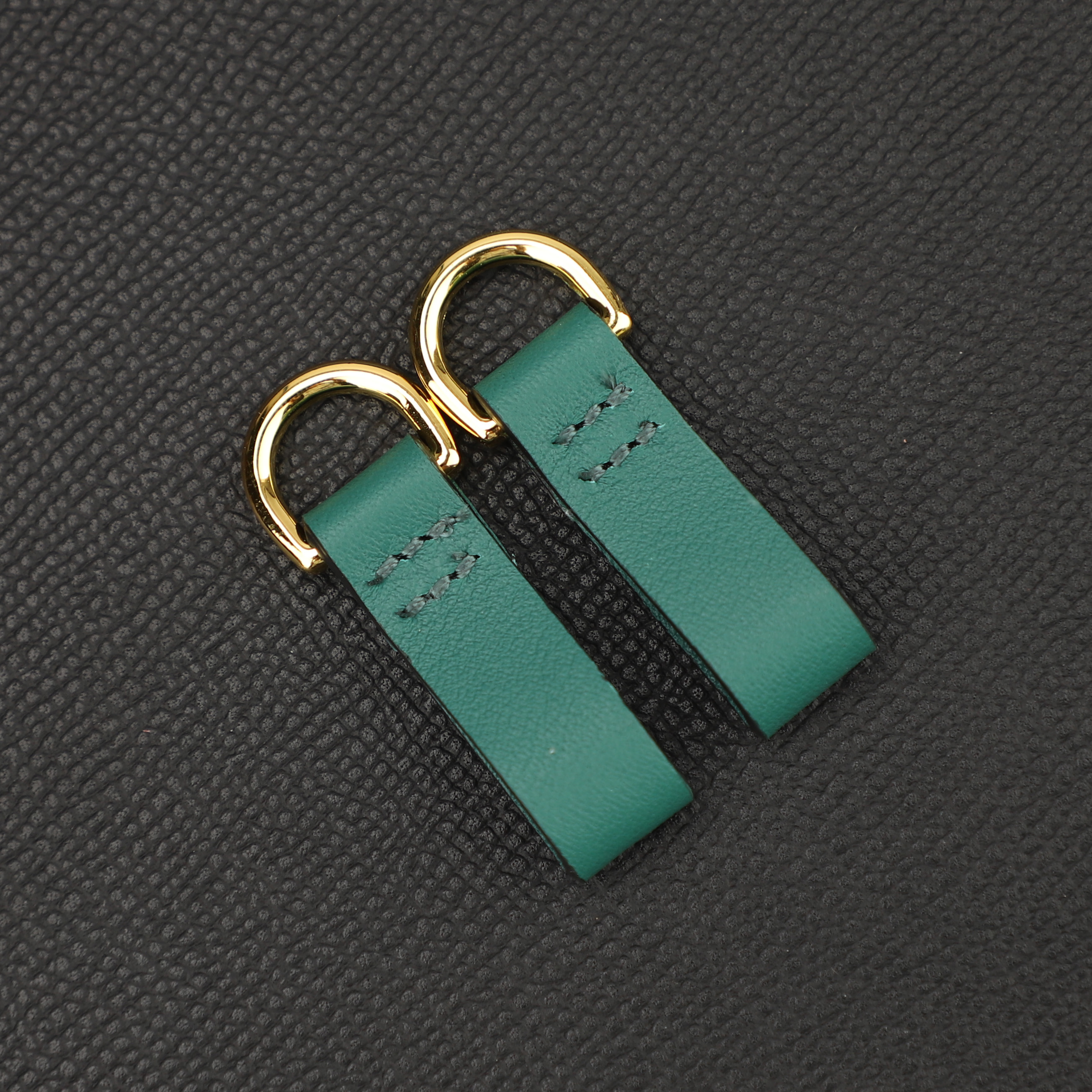 Swift leather small goods Epsom Leather Birkin/Kelly Pochette Rings Connect the Shoulder Strap