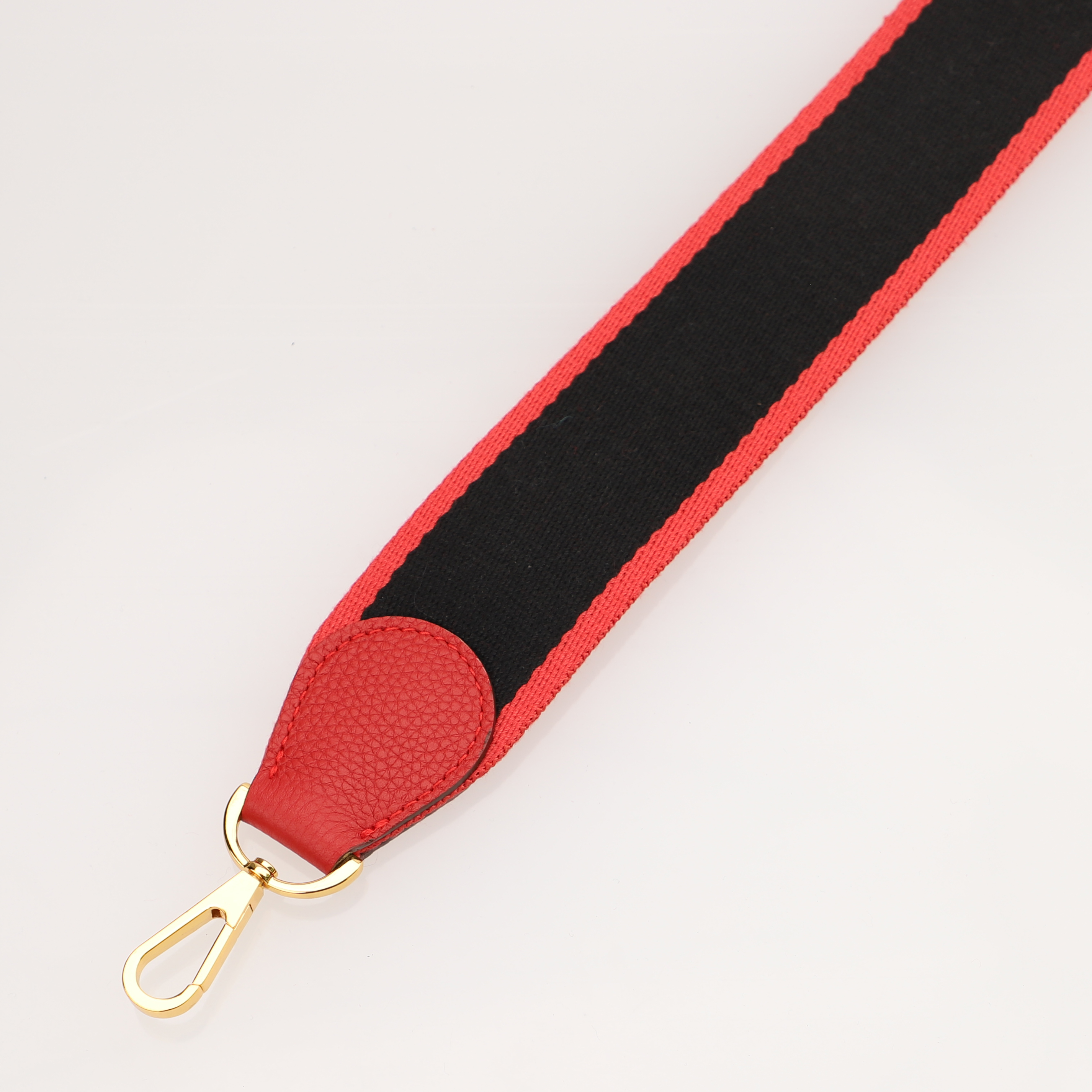 Handamde The 2" wide Bi-colors canvas and togo leather shoulder strap for brand bag,guita strap,crossbody strap