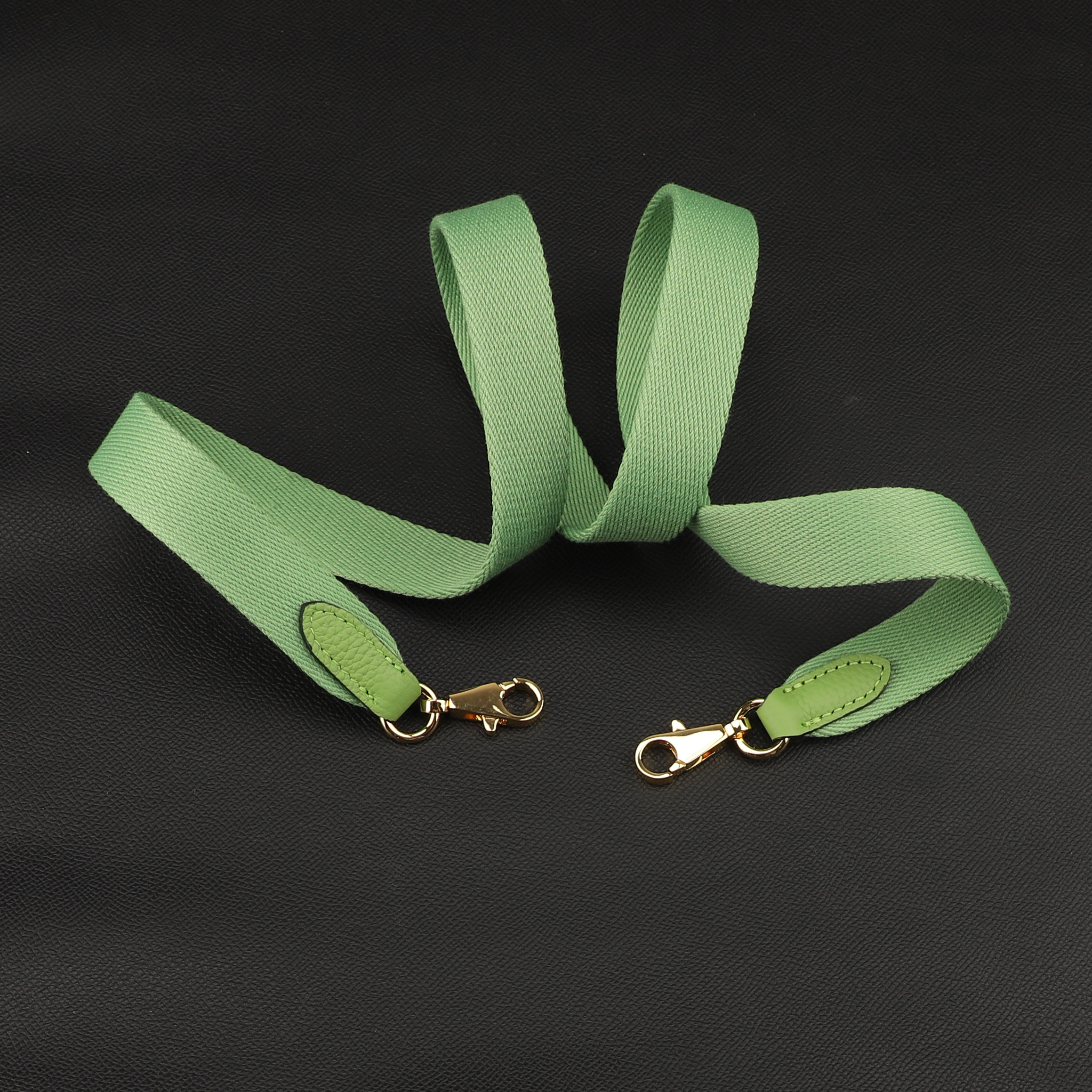 Handmade The 1“ Pure Cotton fabric and leather shoulder strap for Evelyne bag,Crossbody strap for Evelyne bag