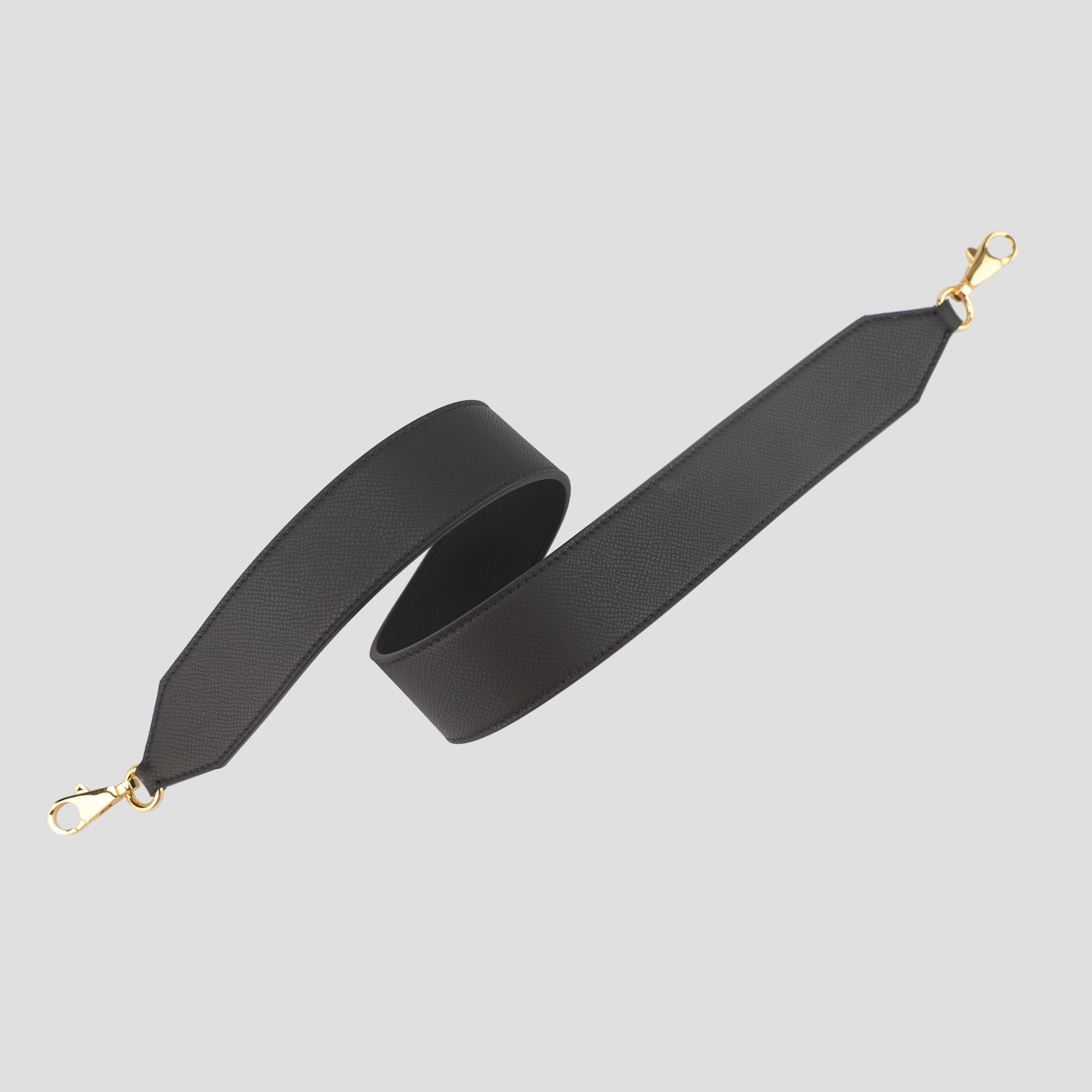 40mm Width Black Epsom Leather Kelly Bag Shoulder Strap,Crossbody Strap For Kelly Bag,Shoulder Strap For Bolide Bag