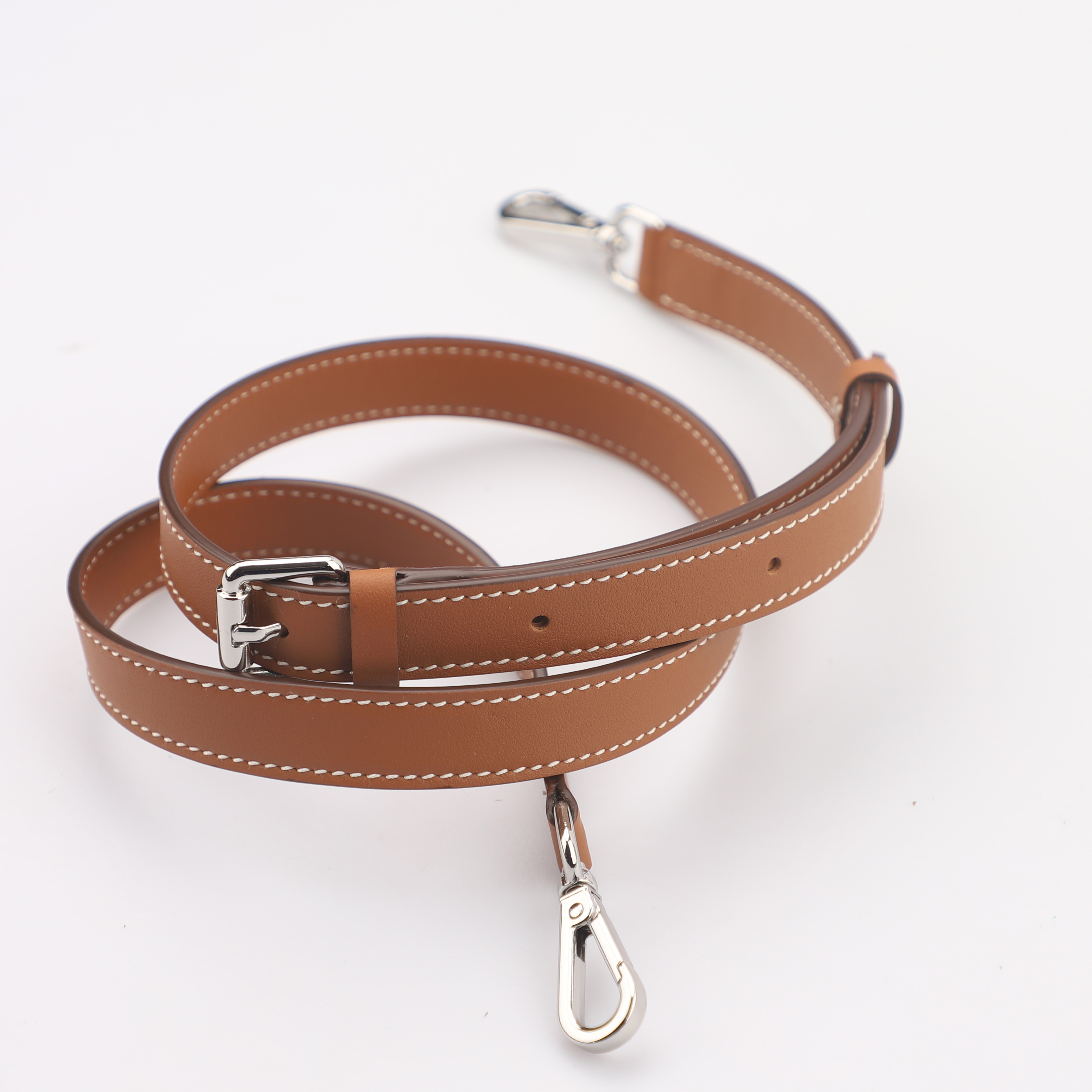 2cm Width Brown Swift leather Adjustable Bag Strap,Crossbody bag strap,shoulder bag strap 