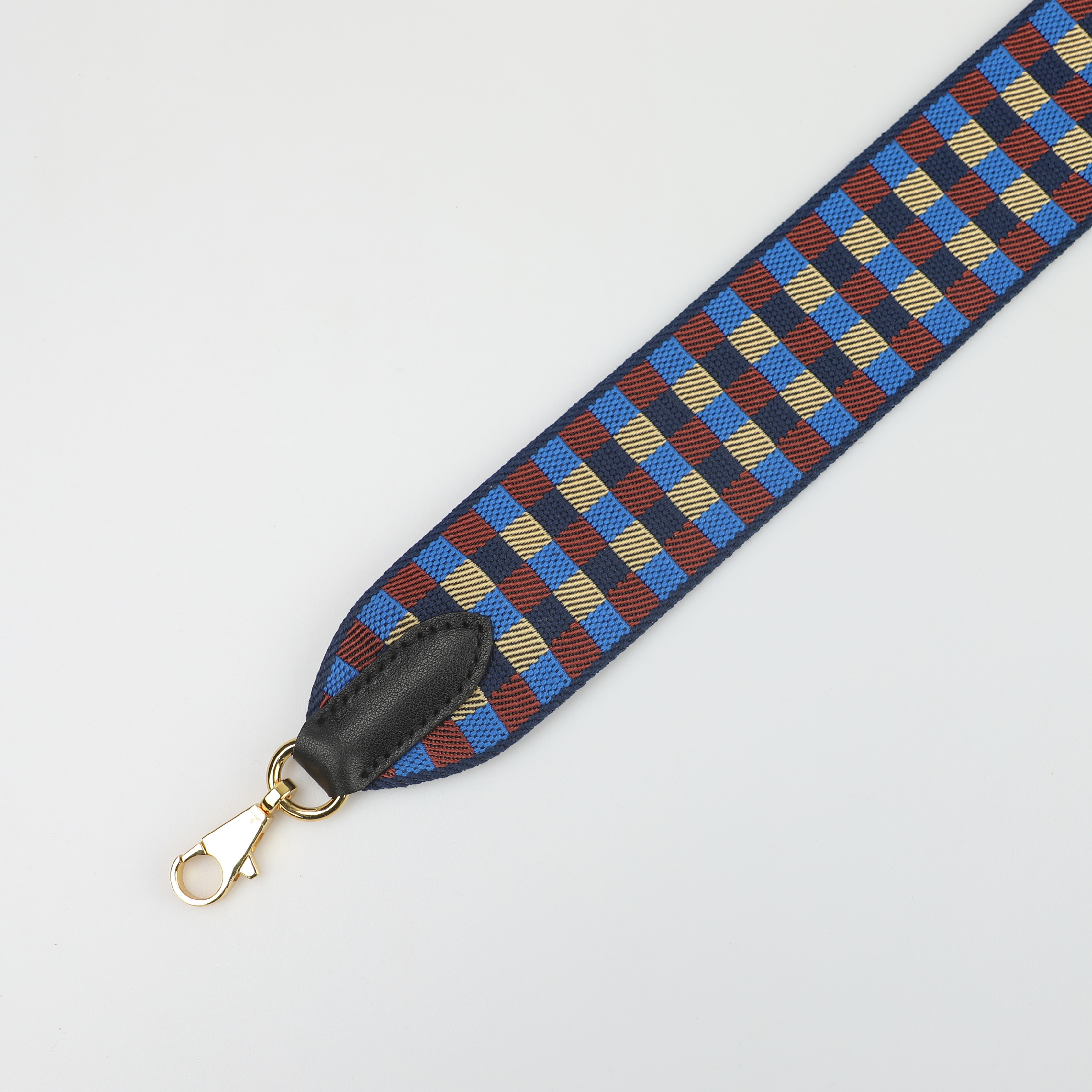 Maxi Quadrille 50mm Canvas bag strap,Crossbody bag strap,Guitar strap