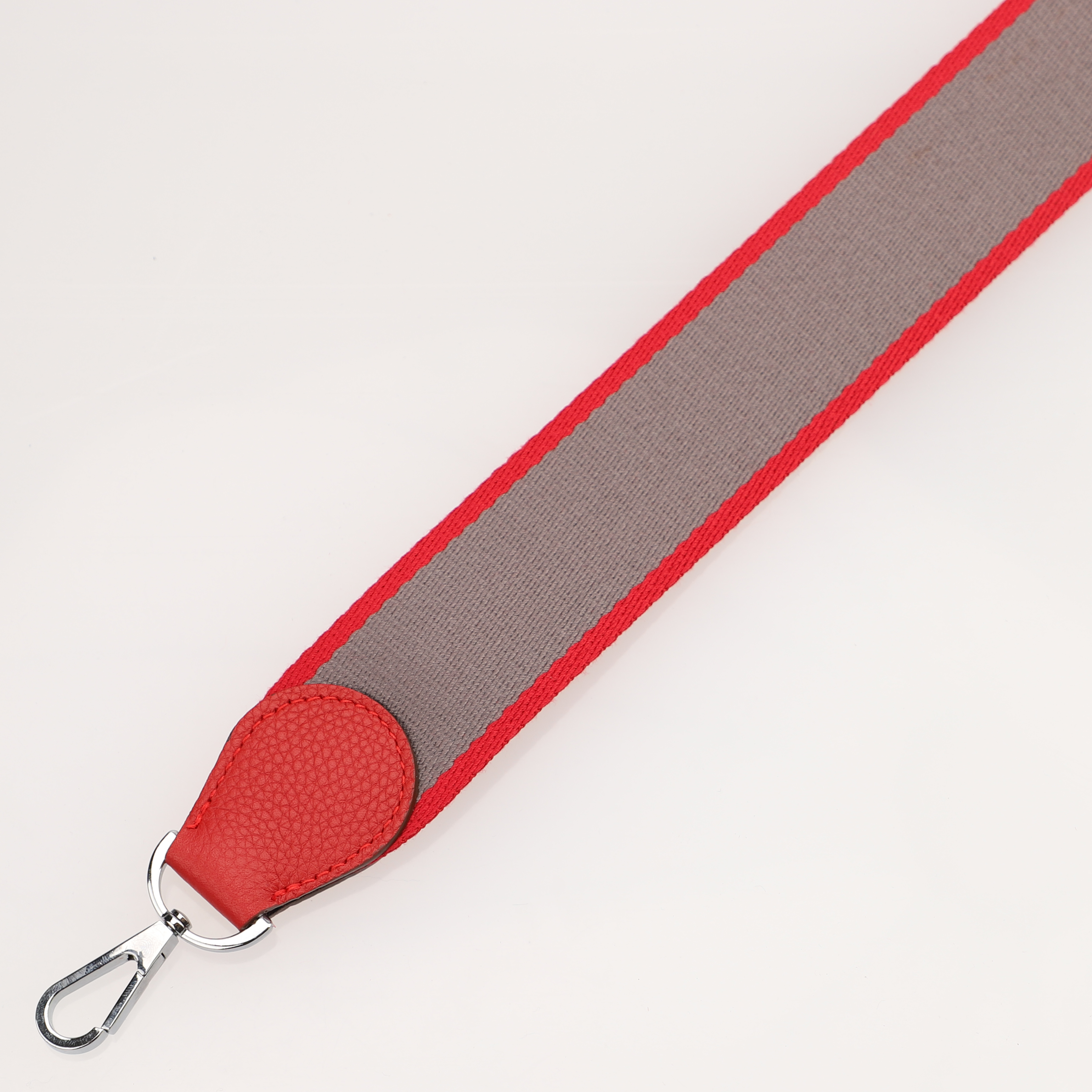 Handamde The 2" wide Bi-colors canvas and togo leather shoulder strap for brand bag,guita strap,crossbody strap