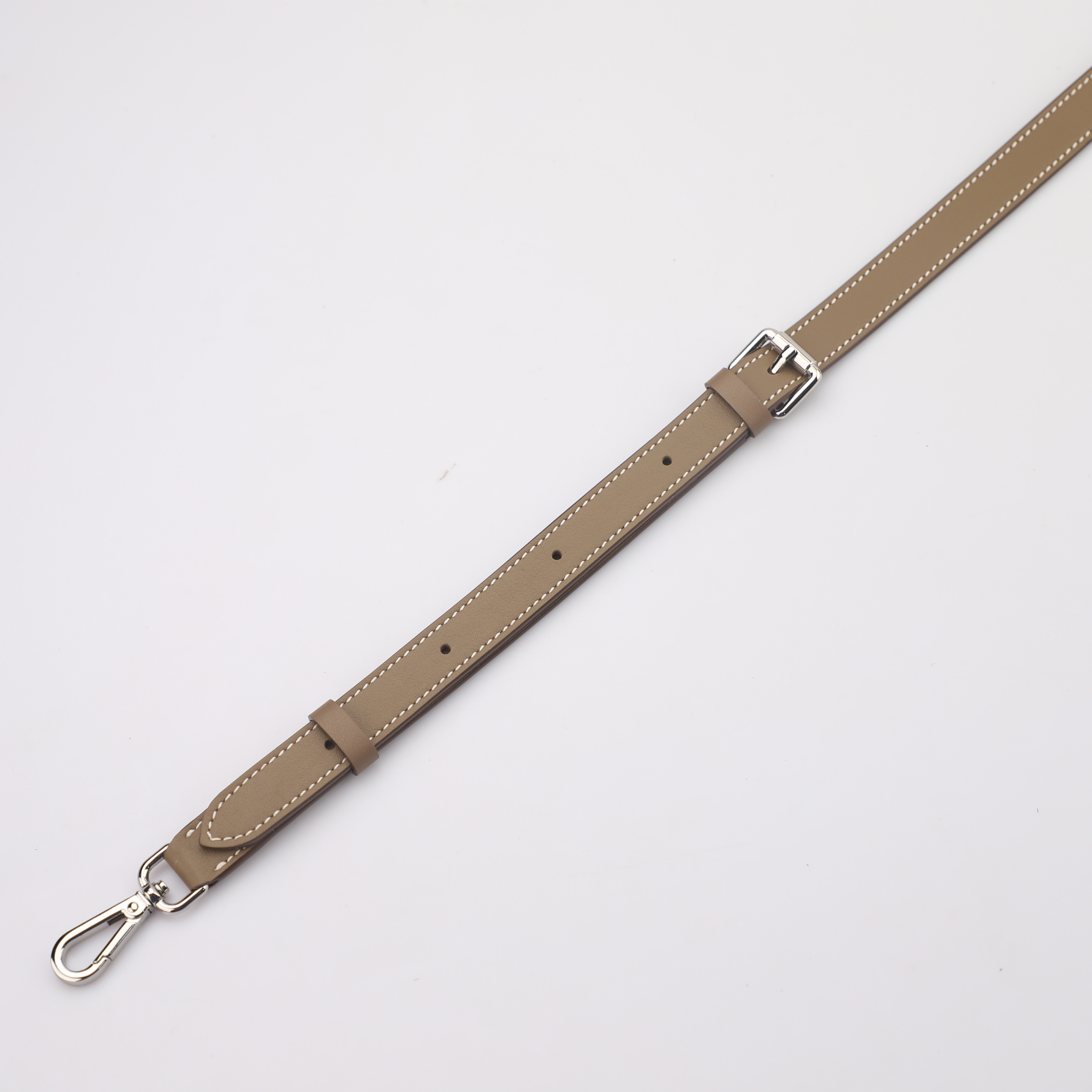 2cm Width Gris Elephant Swift leather Adjustable Bag Strap,Crossbody bag strap,shoulder bag strap 