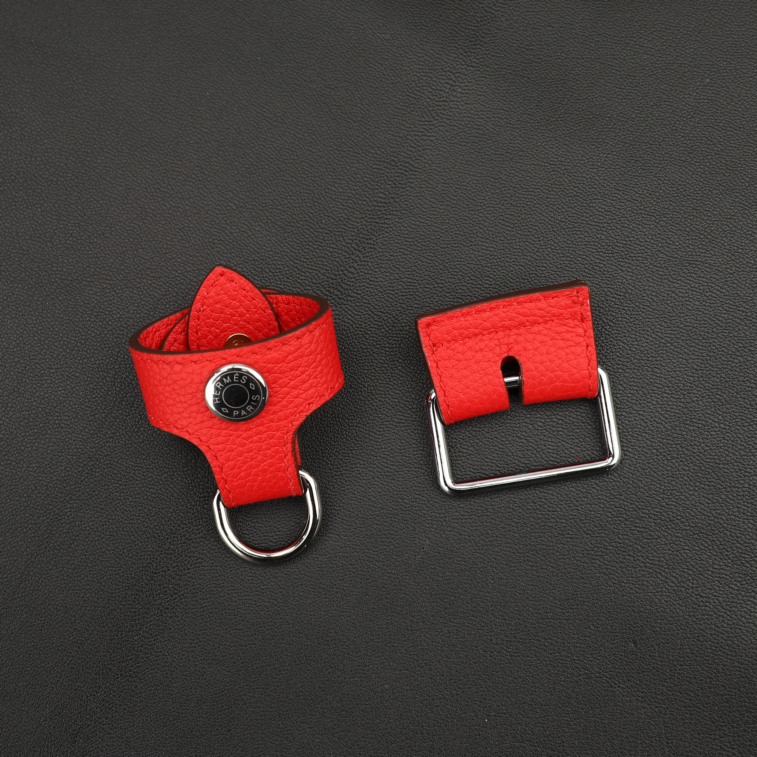 New Design Togo Leather Converter for the bag strap with the Toile Bride-A-Brac Travel Case