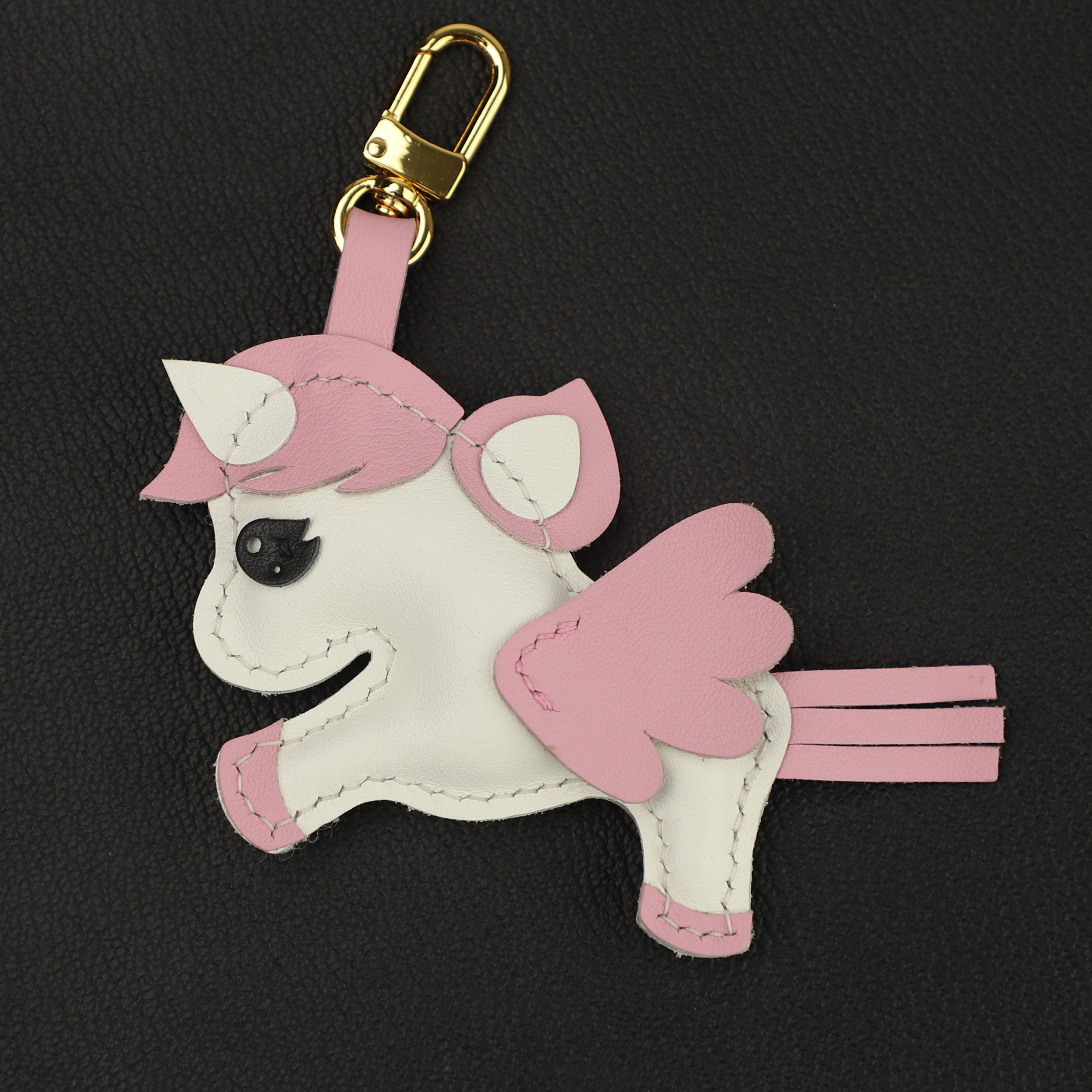 Handmade The Swift leather Robot Unicorn Attack bag charm,Robot Unicorn Attack key chain