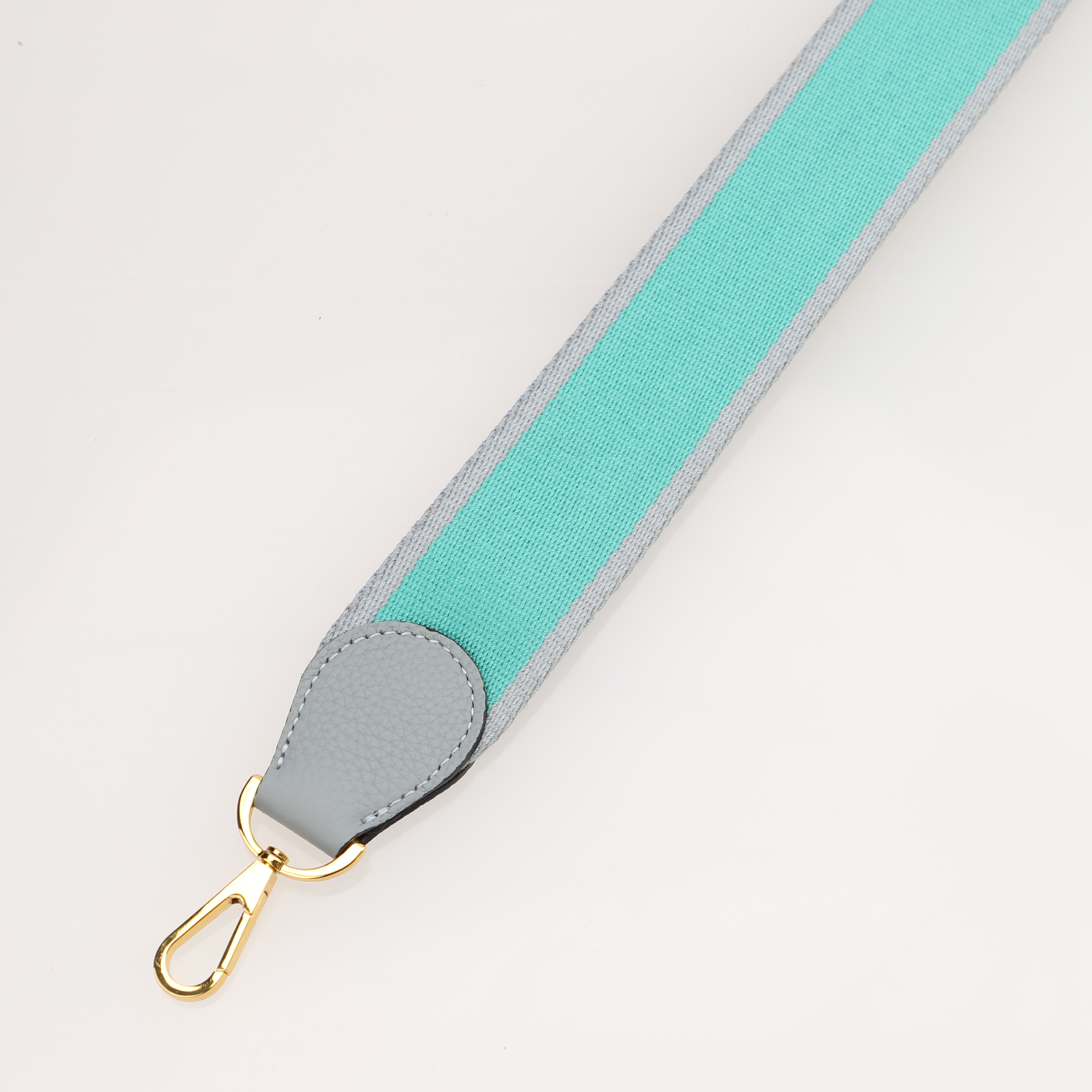 Handamde The 2" wide Bi-colors canvas and togo leather shoulder strap for brand bag,guita strap,crossbody strap