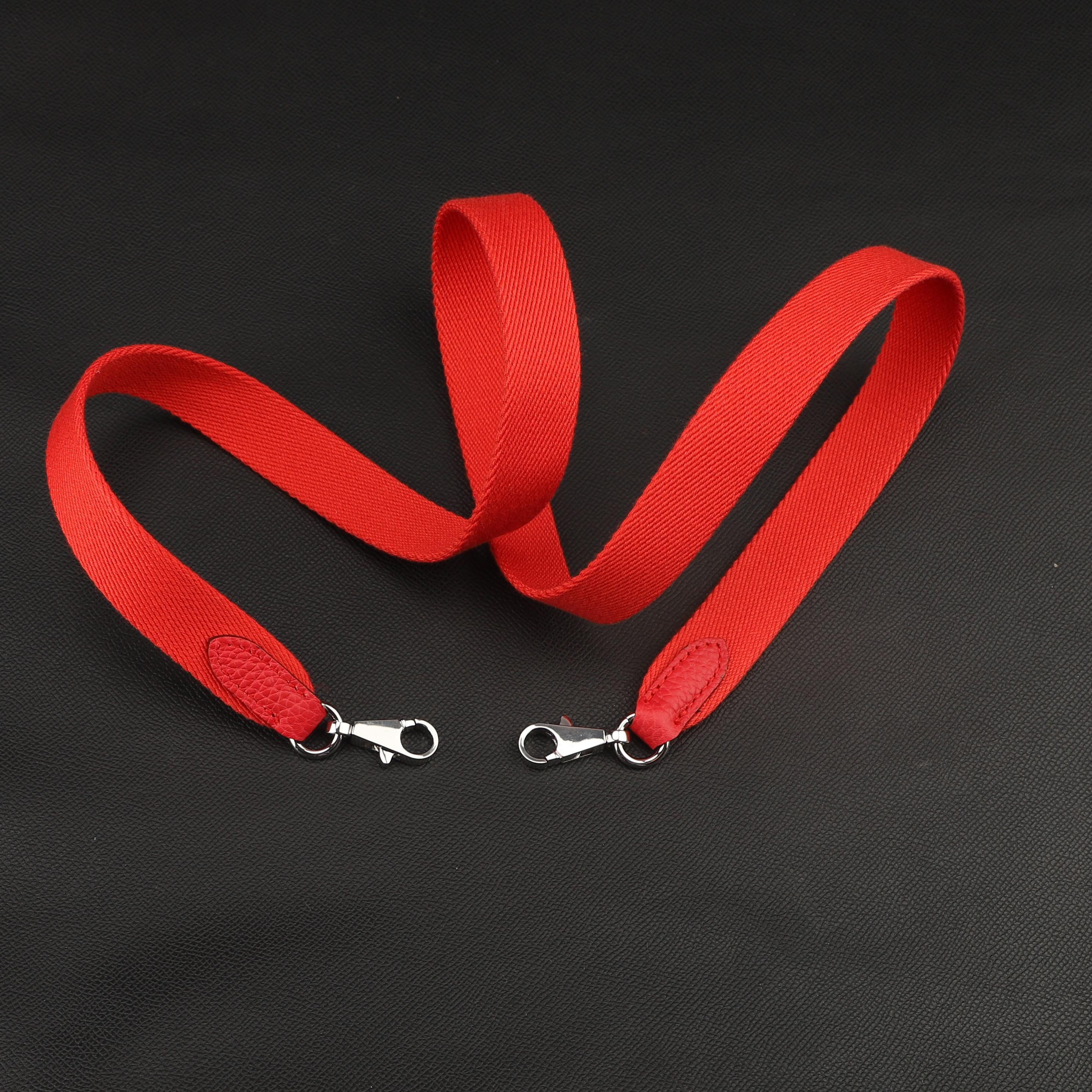 Handmade The 1“ Pure Cotton fabric and leather shoulder strap for Evelyne bag,Crossbody strap for Evelyne bag