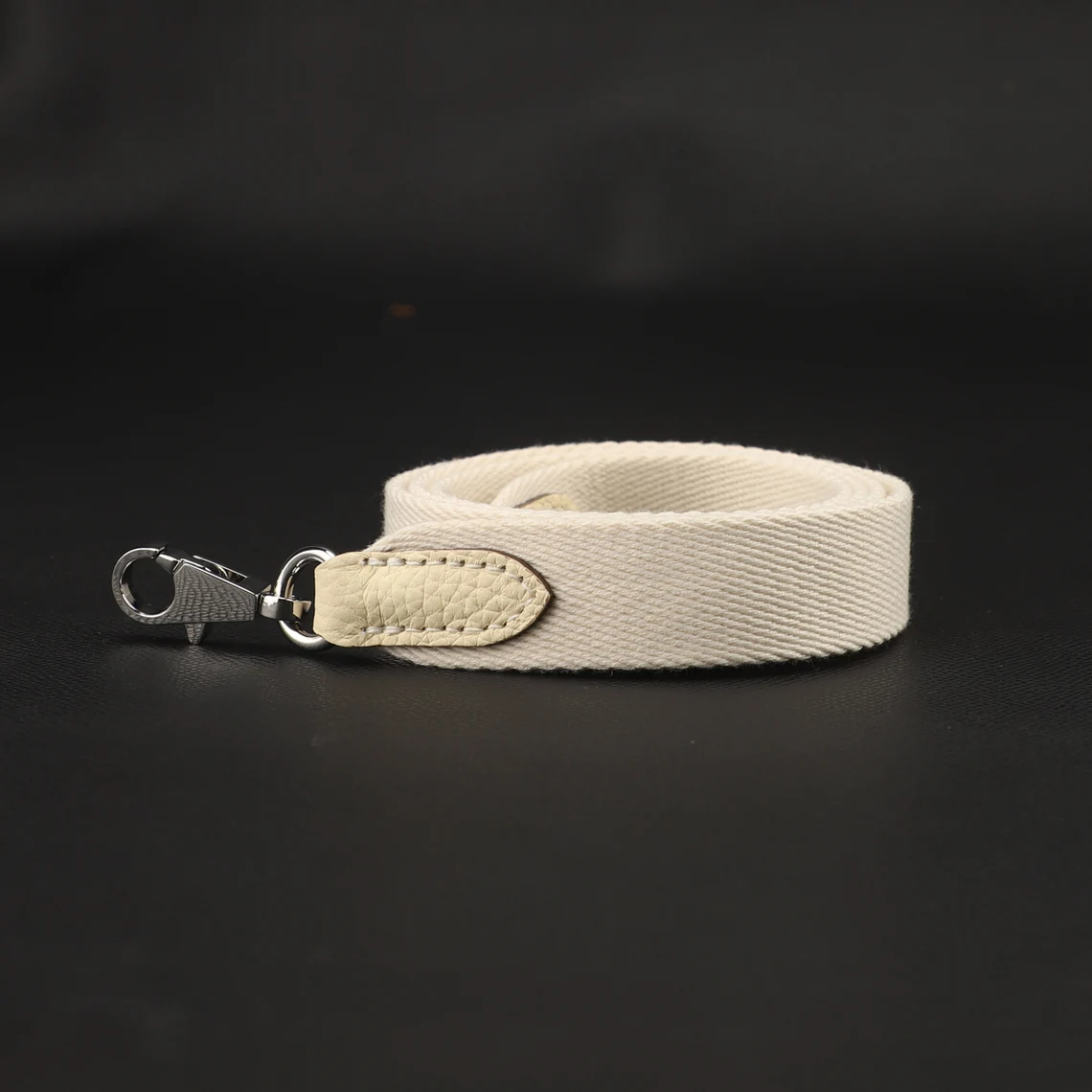 25mm Wide Nata Canvas Crossbody strap for Evelyne TPM bag and other Brand bag,Nata Canvas with togo leather shoulder strap