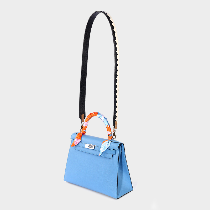 Custom The Epsom Leather 30mm Tressage Au Galop Shoulder Strap For kelly bag strap,bolide bag strap , epsom leather kelly bag strap