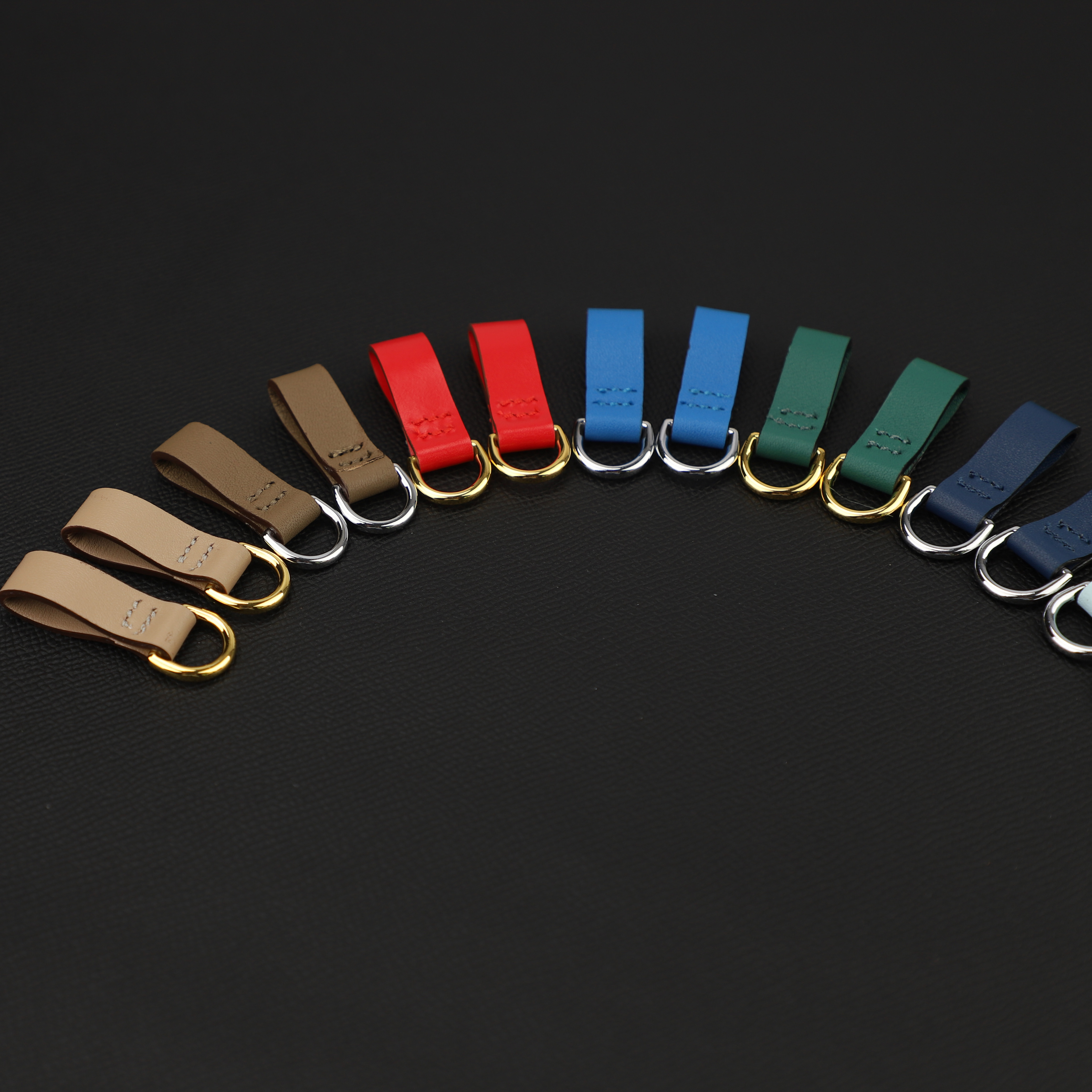 Swift leather small goods Epsom Leather Birkin/Kelly Pochette Rings Connect the Shoulder Strap