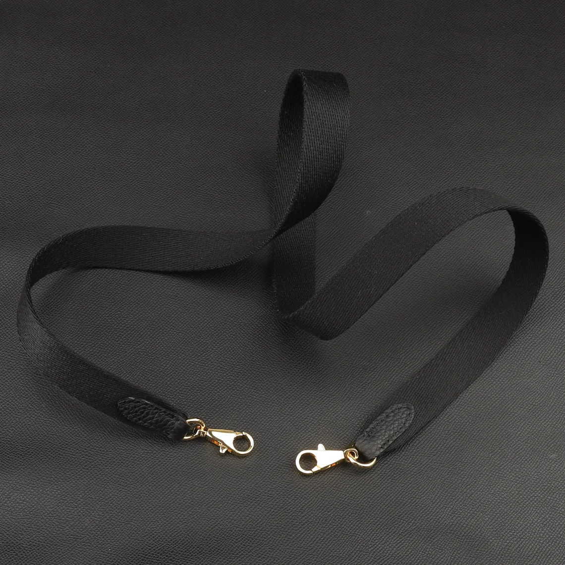 25mm Wide Black Canvas Crossbody strap for Evelyne TPM bag and other Brand bag,Black Canvas with togo leather shoulder strap