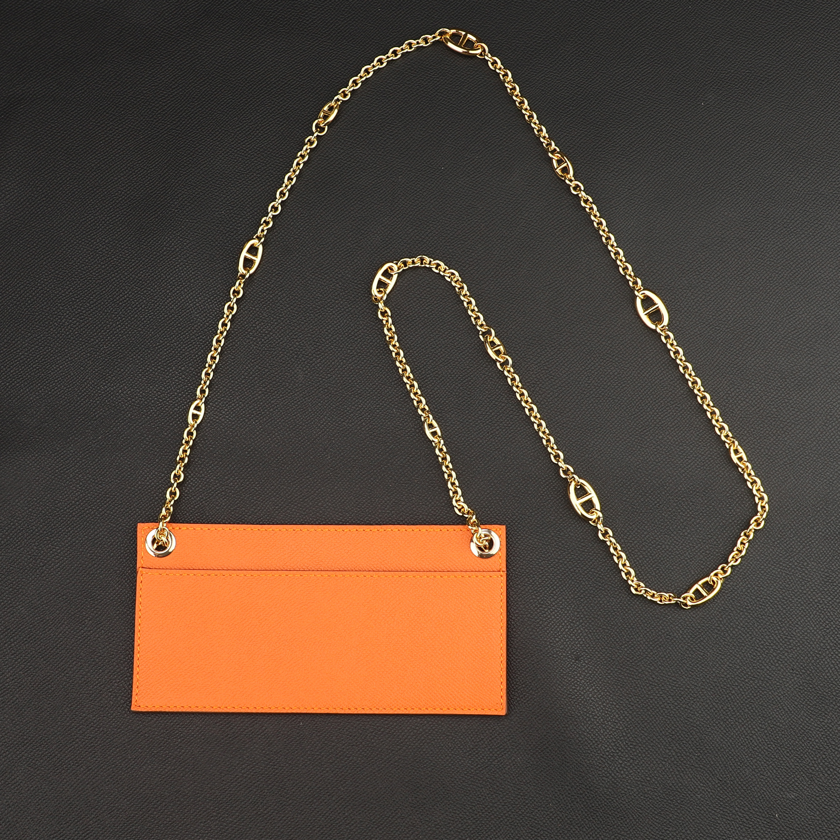 Customized The Epsom Leather insert with chain strap for Long Kelly Wallet and Constance long wallet transformation shoulder strap