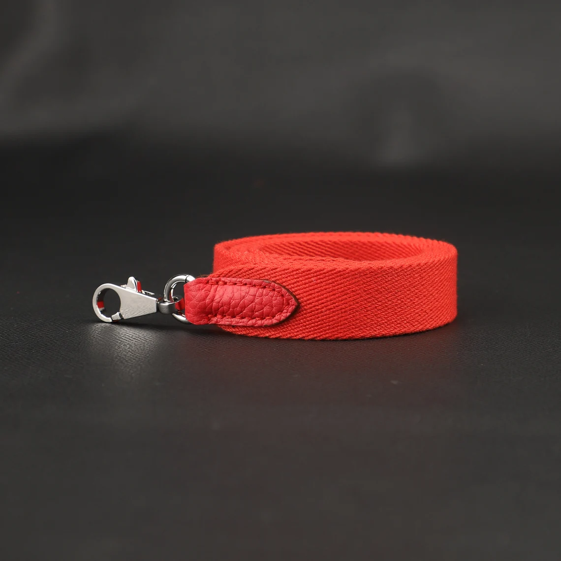 25mm Wide Rouge Canvas Crossbody strap for Evelyne TPM bag and other Brand bag,Rouge Canvas with togo leather shoulder strap