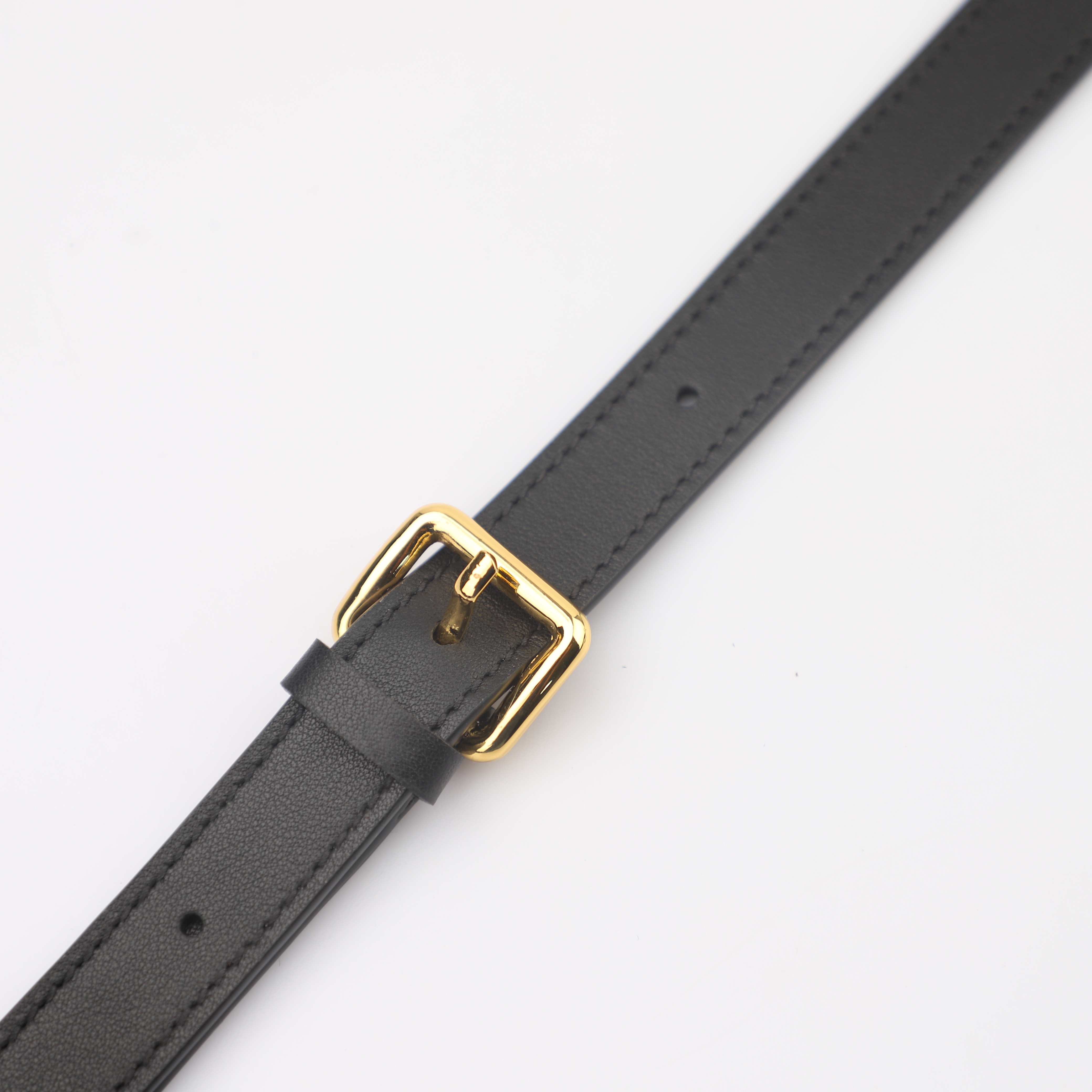 2cm Width Black Swift leather Adjustable Bag Strap,Crossbody bag strap,shoulder bag strap 