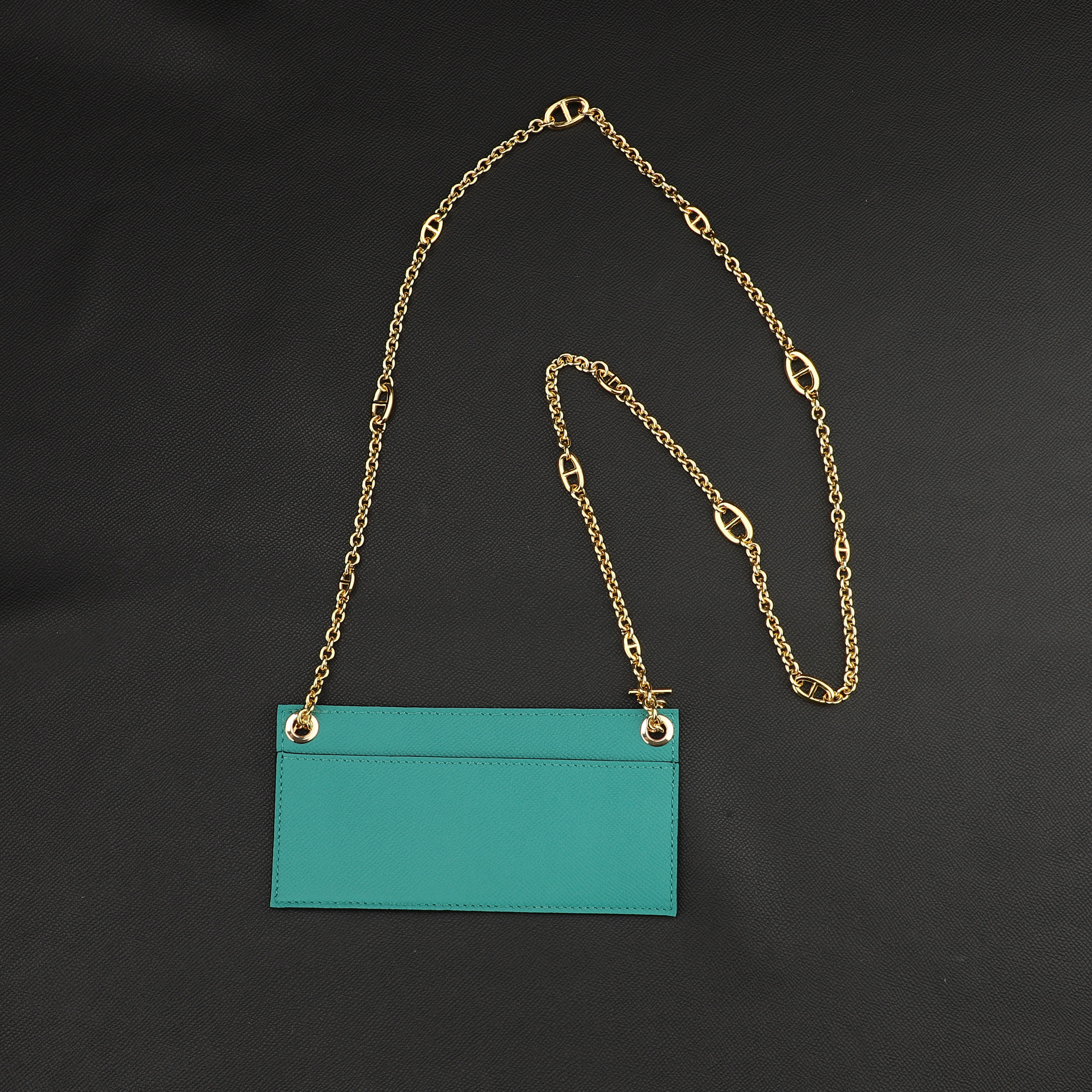 Customized The Epsom Leather insert with chain strap for Long Kelly Wallet and Constance long wallet transformation shoulder strap