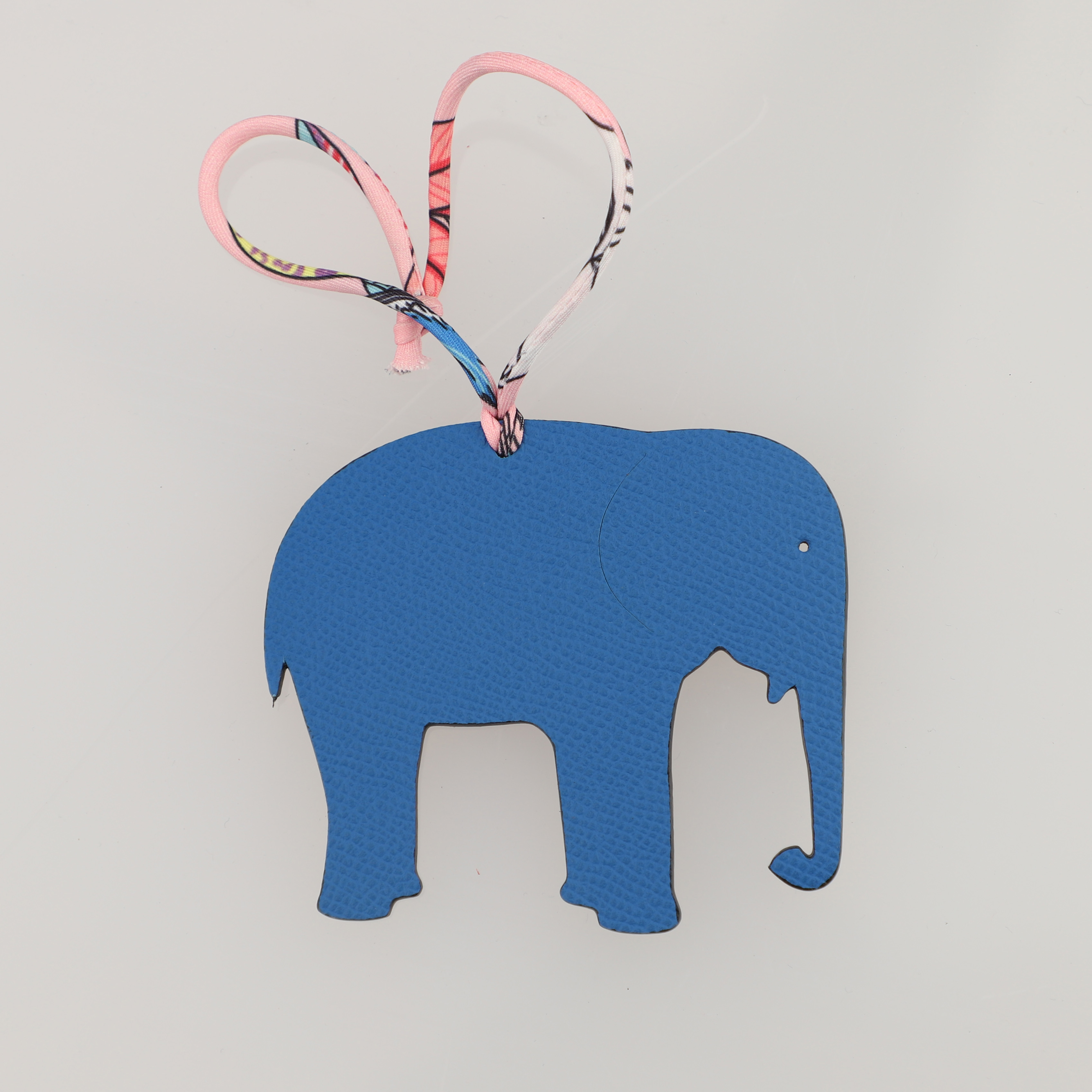 Epsom Leather and togo leather Petit H Elephant Charm Elephant Bag Charm Key Holder,bag charm