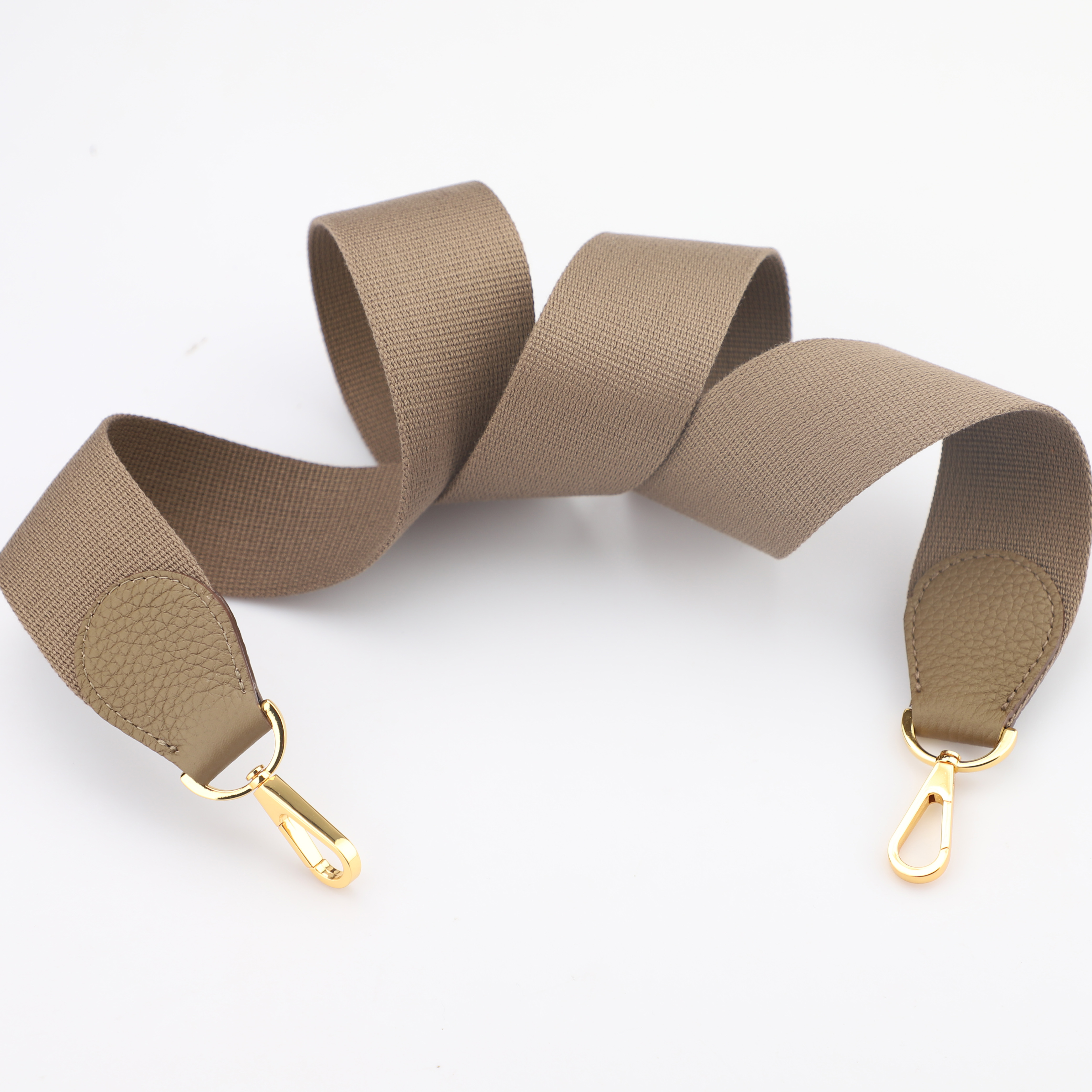 2"  Eoupe Canvas and Togo Leather shoulder bag strap,Crossbody bag strap,Guitar Strap for Kelly bags and Bolide bags