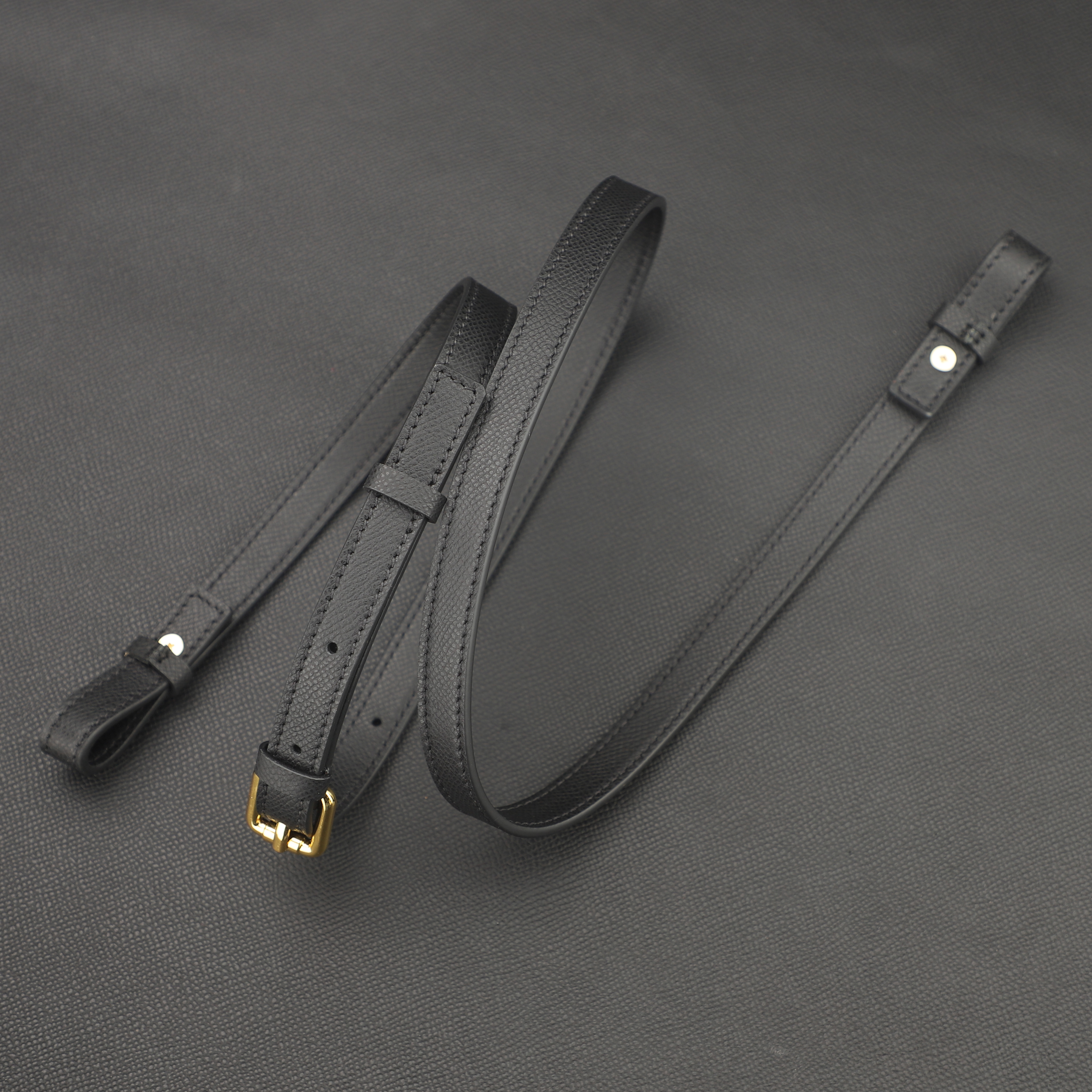 2cm Width Black Epsom leather Adjustable Bag Strap,Crossbody bag strap,shoulder bag strap 