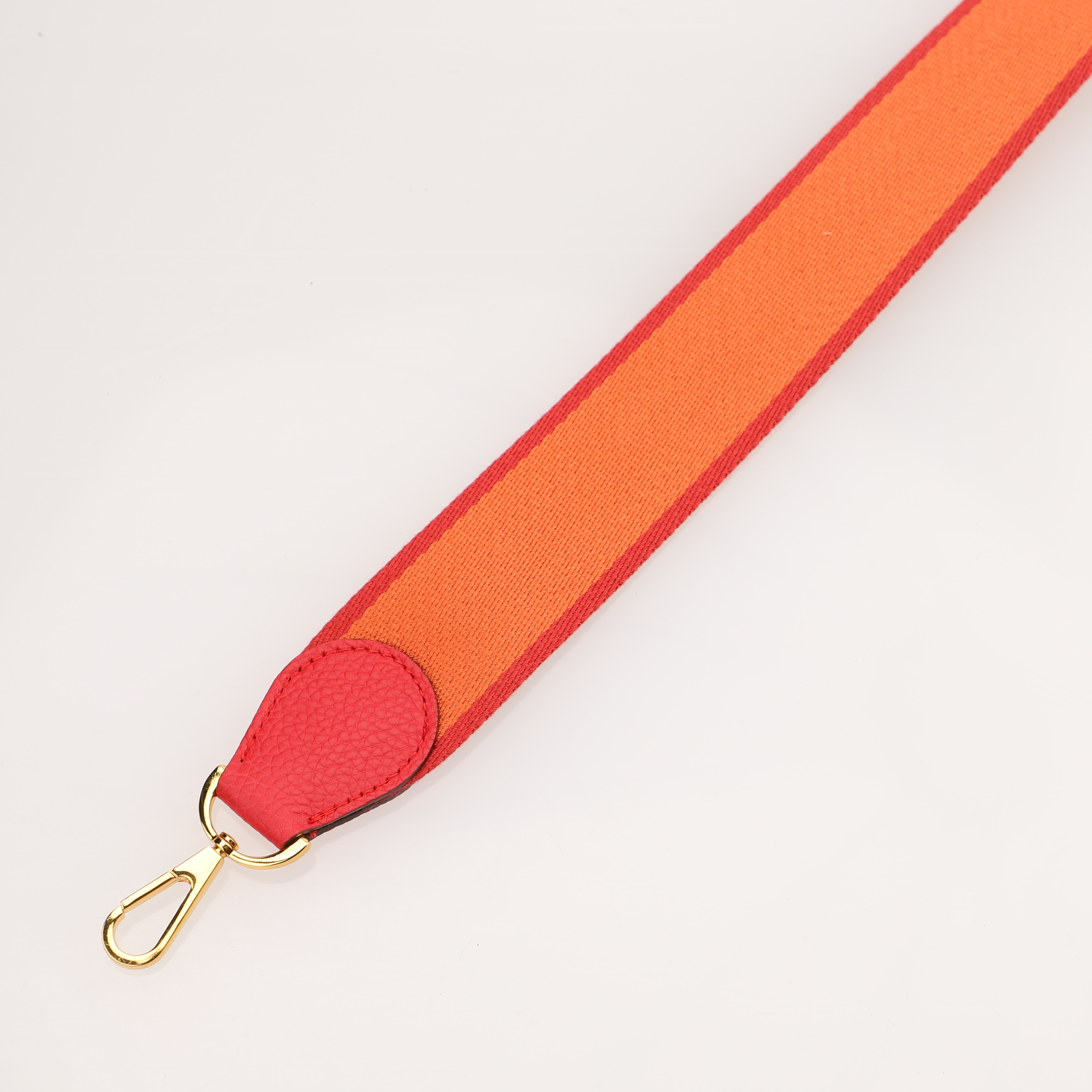 Handamde The 2" wide Bi-colors canvas and togo leather shoulder strap for brand bag,guita strap,crossbody strap