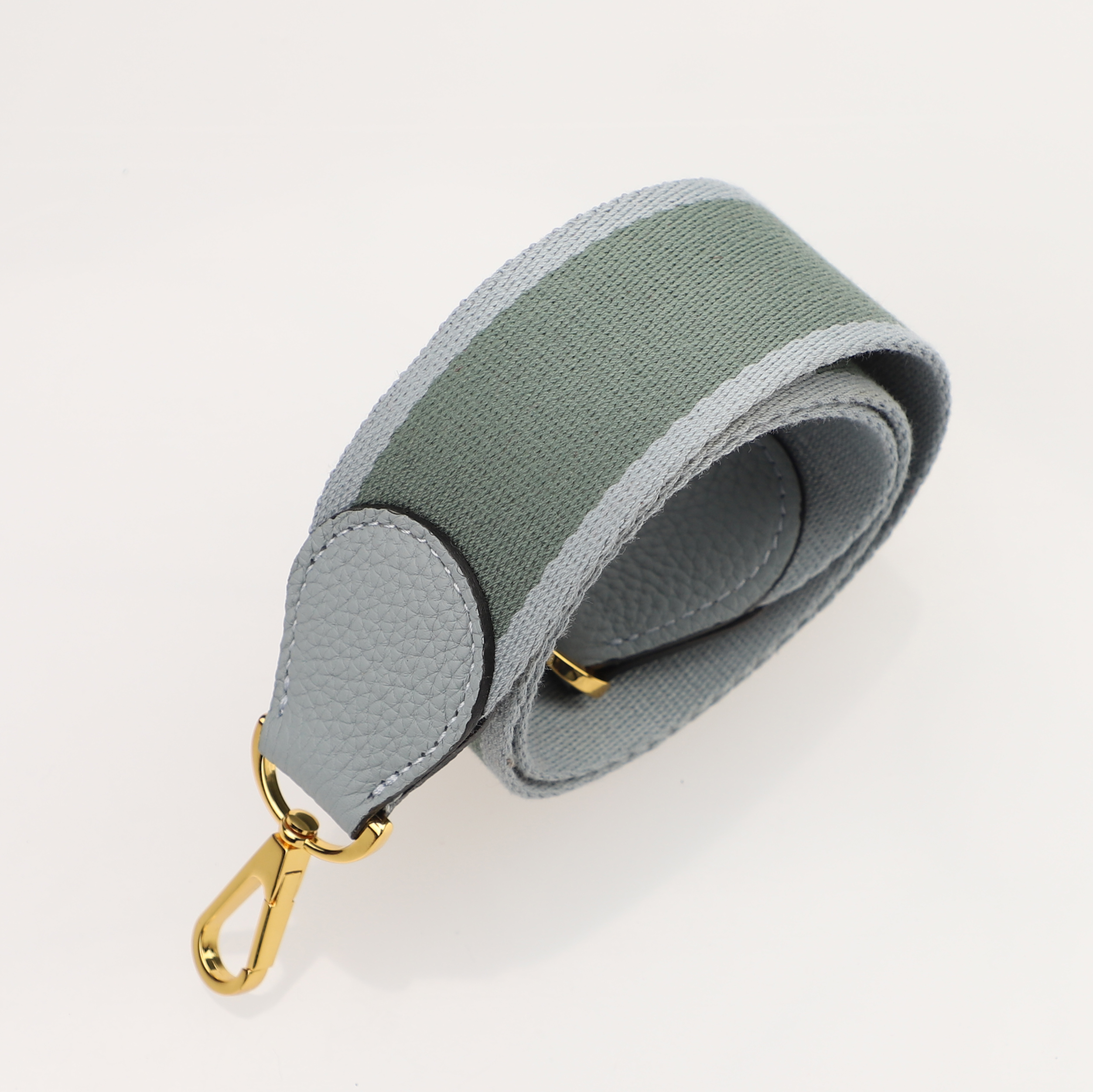 [Copy]Handamde The 2" wide Bi-colors canvas and togo leather shoulder strap for brand bag,guita strap,crossbody strap