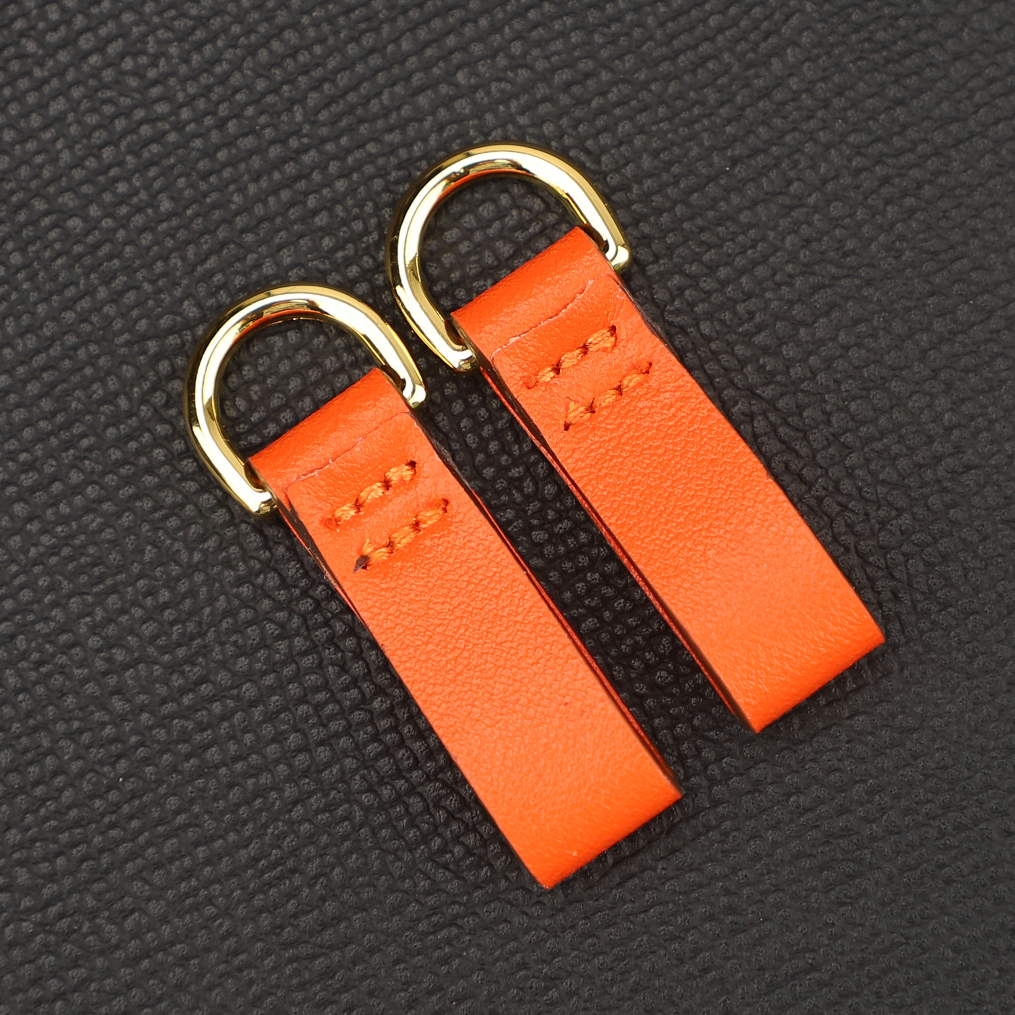 Swift leather small goods Epsom Leather Birkin/Kelly Pochette Rings Connect the Shoulder Strap