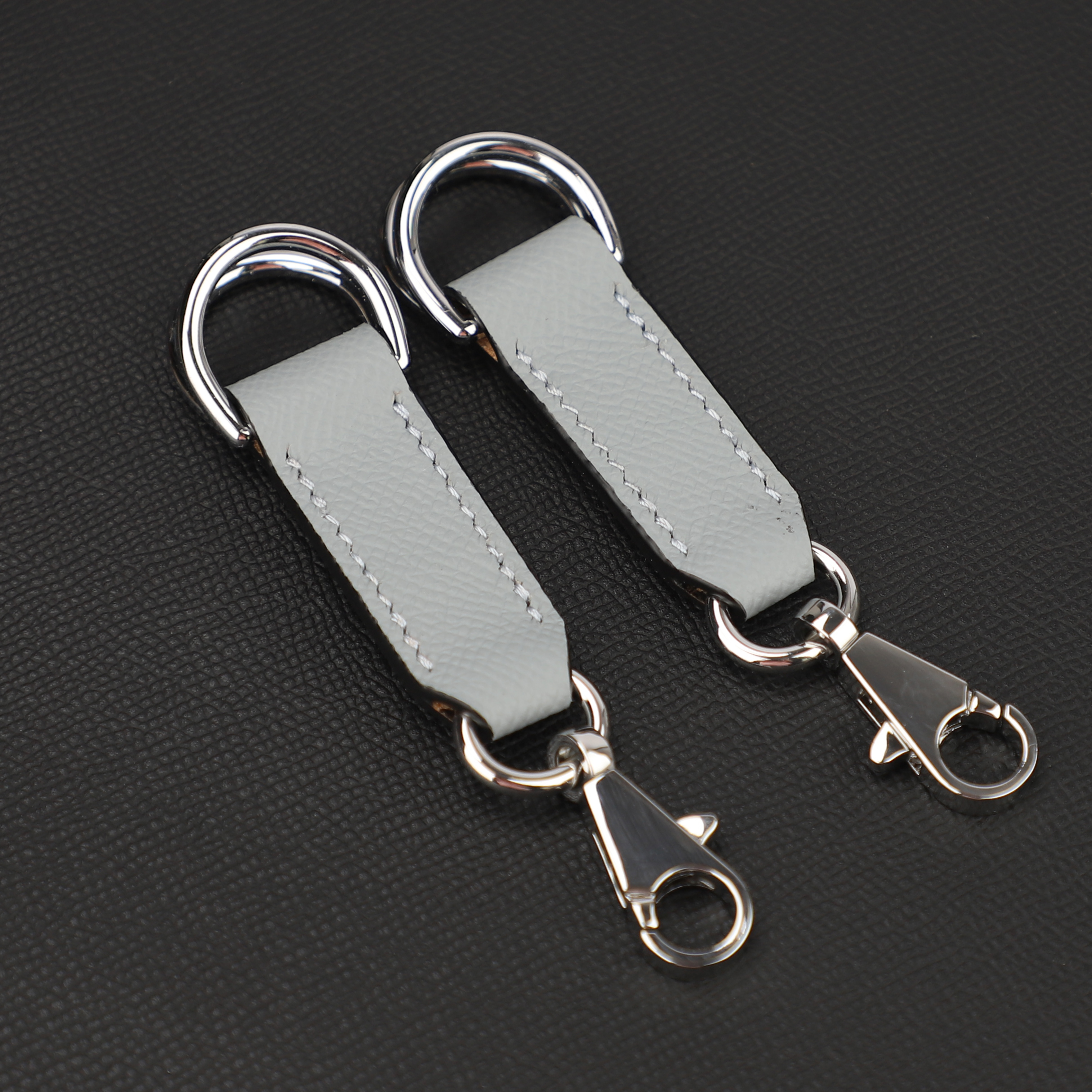 All Handmade and Hand Stitching Attache Soie Bag Strap Epsom leather and Kelly hooks