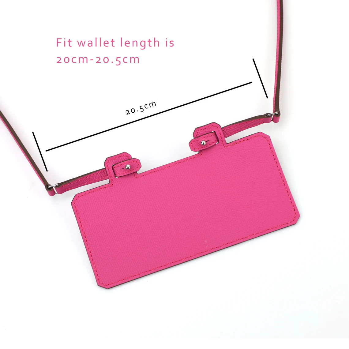 2022 New design Shoulder strap for Constance Long To Go Wallet,Kelly Wallet To Go Wallet ,togo leather, swift leather, Epsom leather