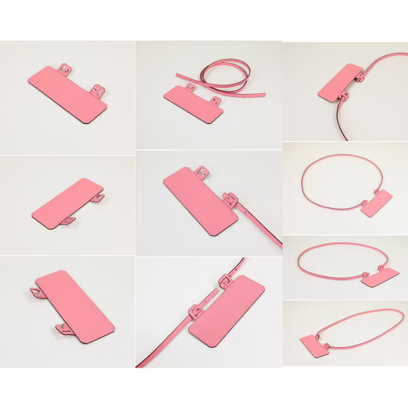 2022 New design The Epsom Leather insert and shoulder strap for the Kelly long wallet or The long constance wallet