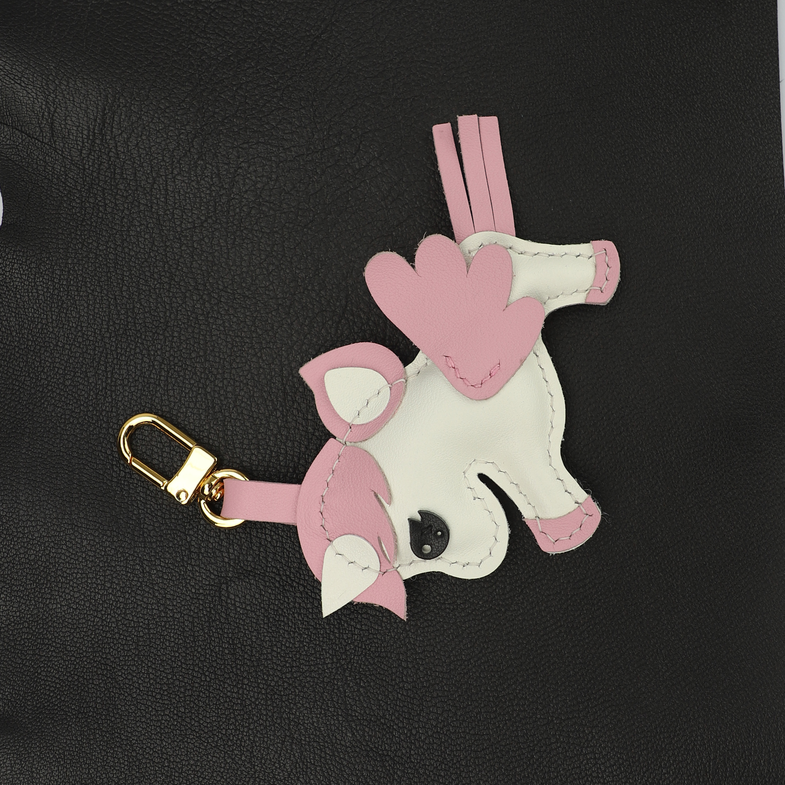 Handmade The Swift leather Robot Unicorn Attack bag charm,Robot Unicorn Attack key chain