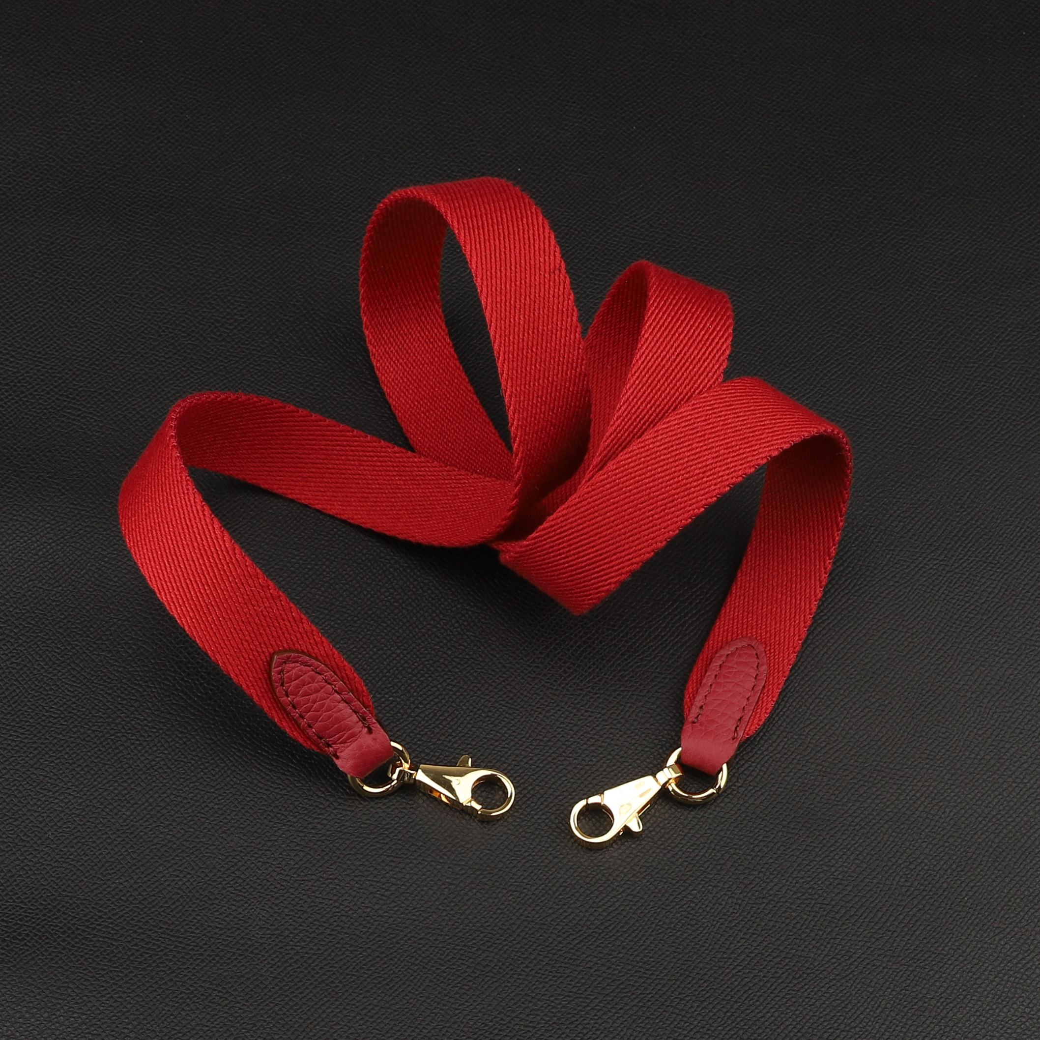 Handmade The 1“ Pure Cotton fabric and leather shoulder strap for Evelyne bag,Crossbody strap for Evelyne bag