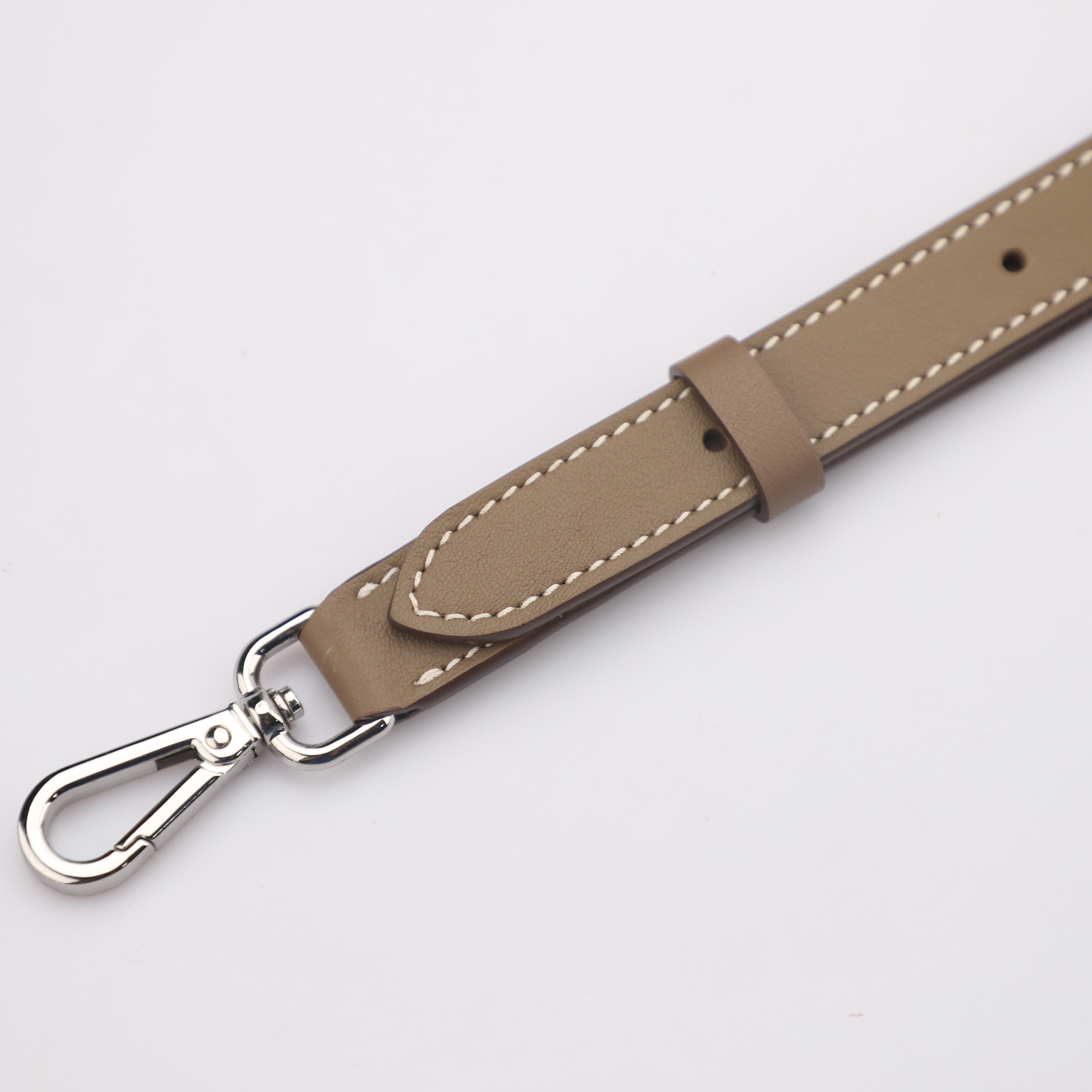 2cm Width Gris Elephant Swift leather Adjustable Bag Strap,Crossbody bag strap,shoulder bag strap 