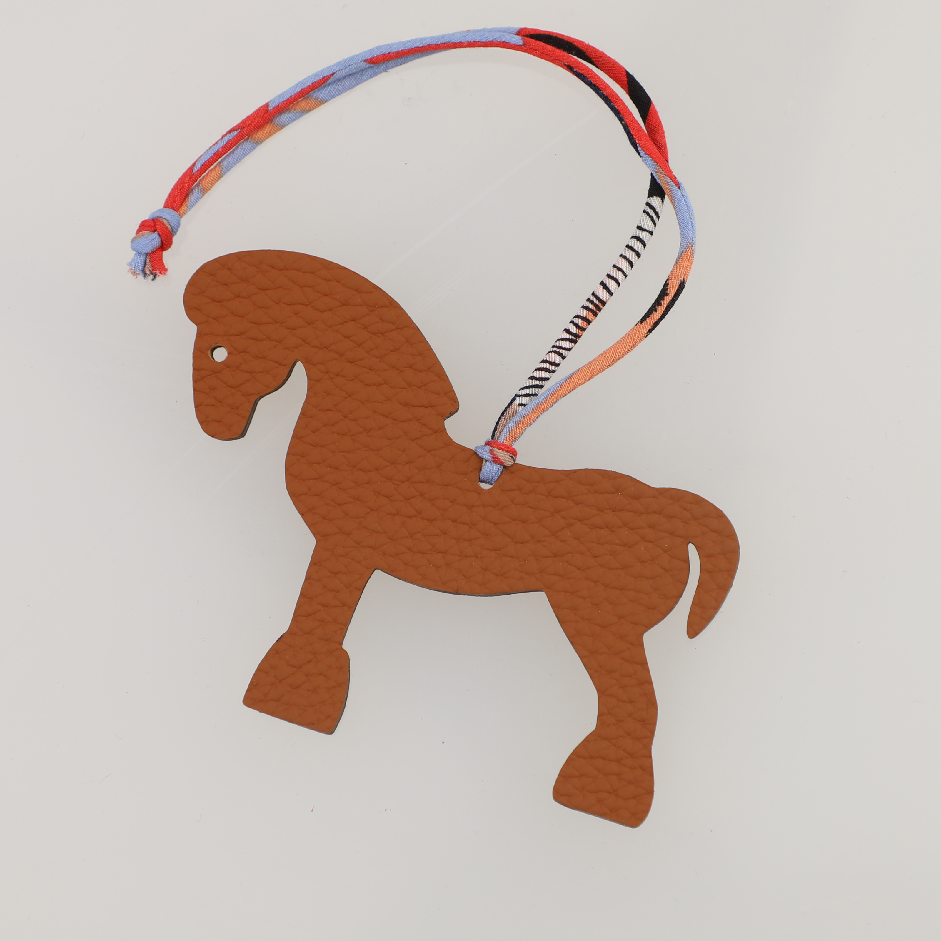 Epsom Leather and togo leather Horse Bag Charm Key Holder,bag charm