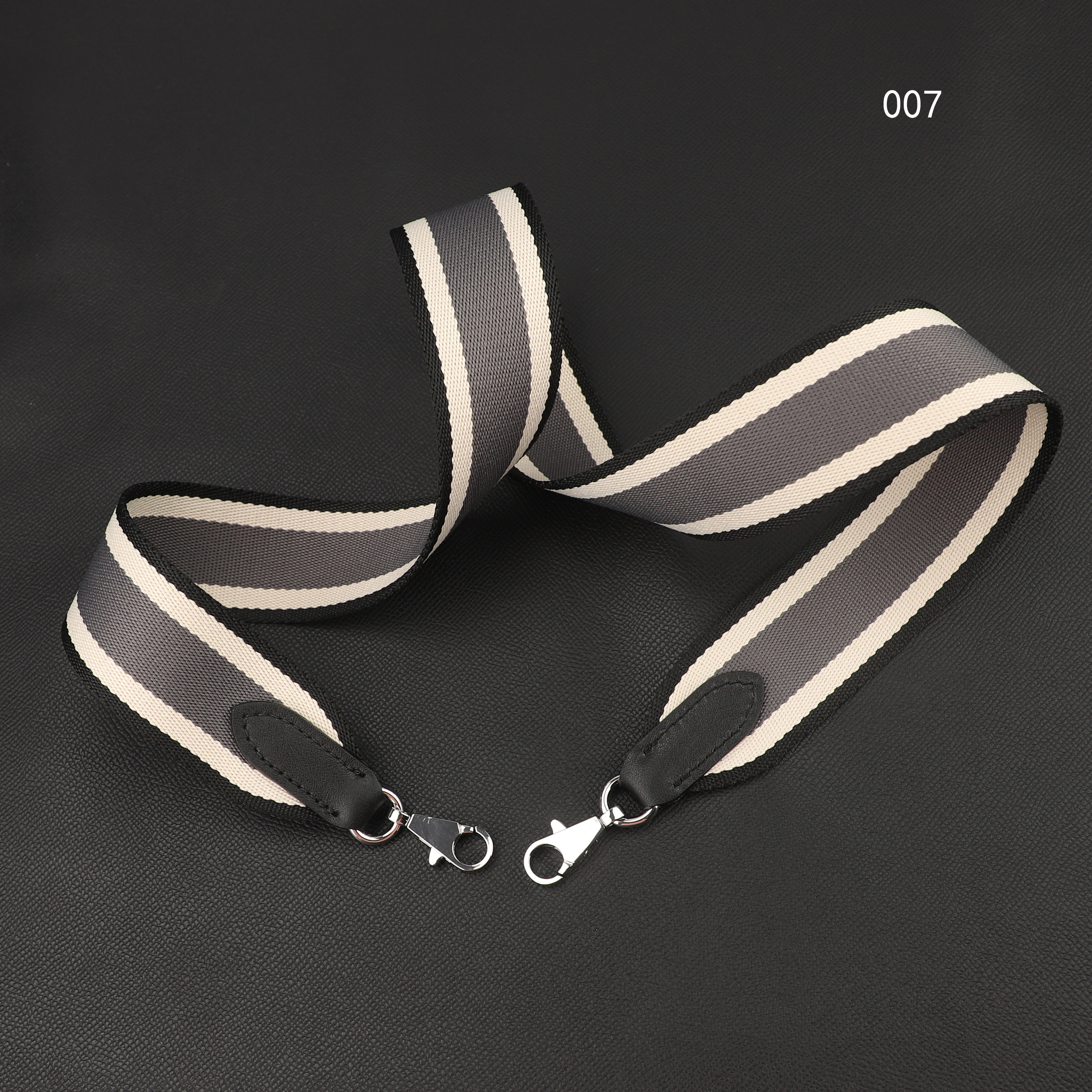 40mm Stripe colors canvas shoulder bag strap,Stripe Canvas Crossbody bag strap,Guitar strap customized the length