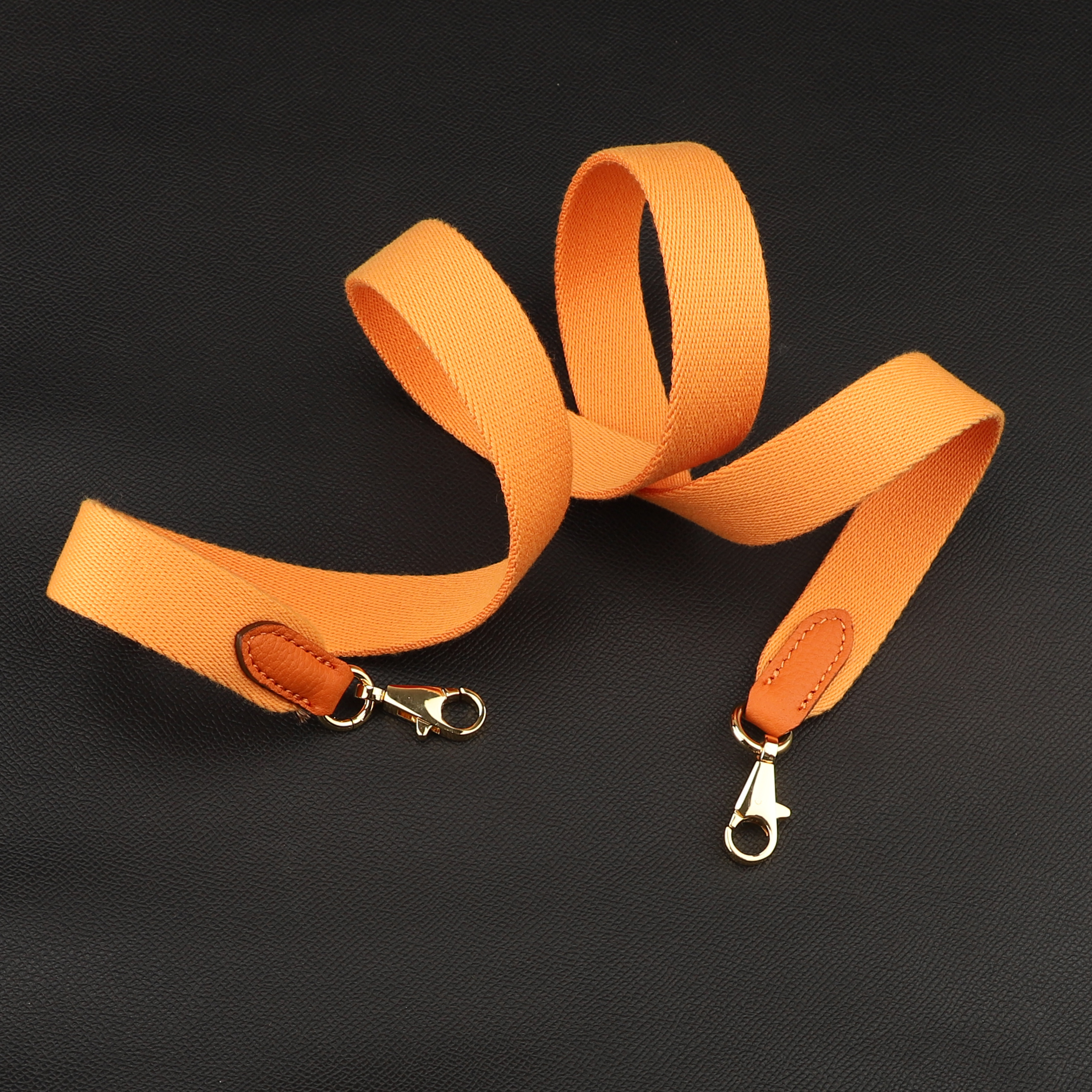 Handmade The 1“ Pure Cotton fabric and leather shoulder strap for Evelyne bag,Crossbody strap for Evelyne bag