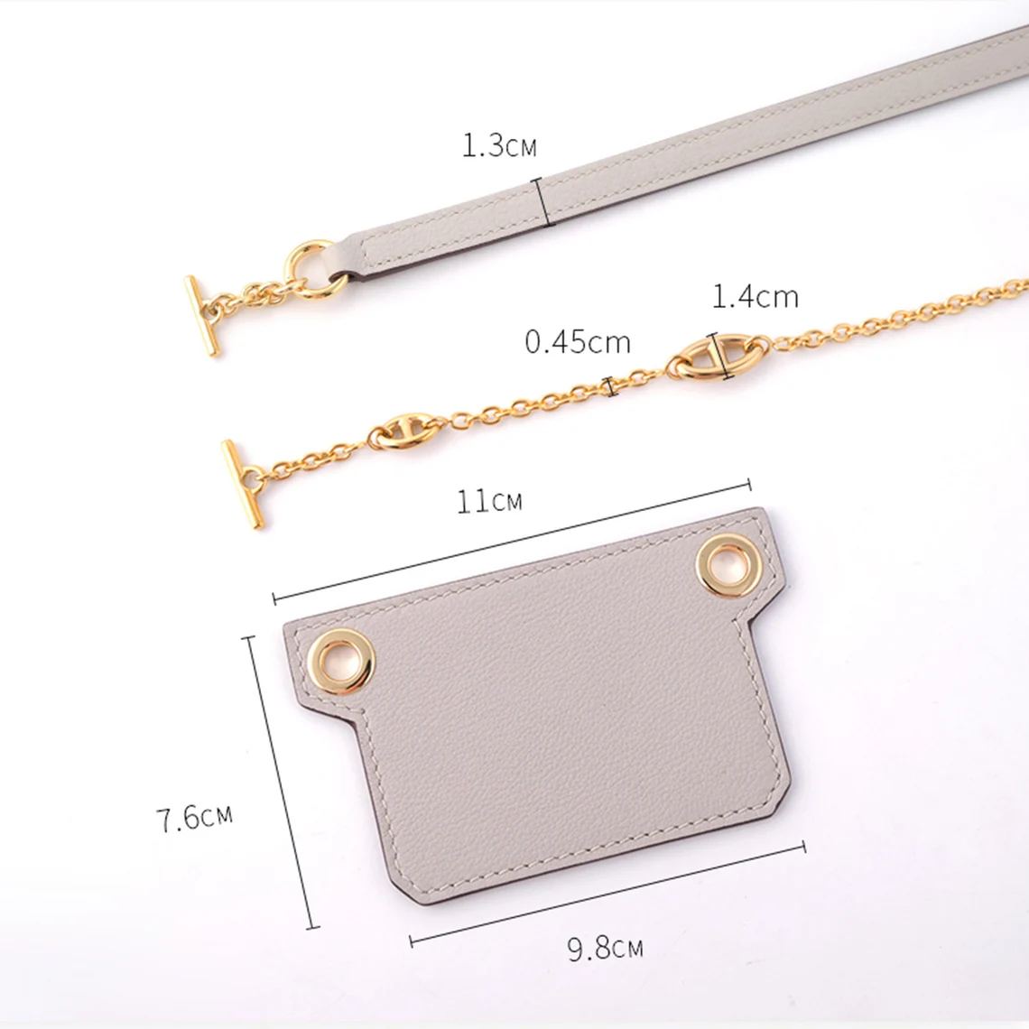 New design T insert and Chain strap for the Roulis Slim,crossbody purse strap for the Roulis slim bag