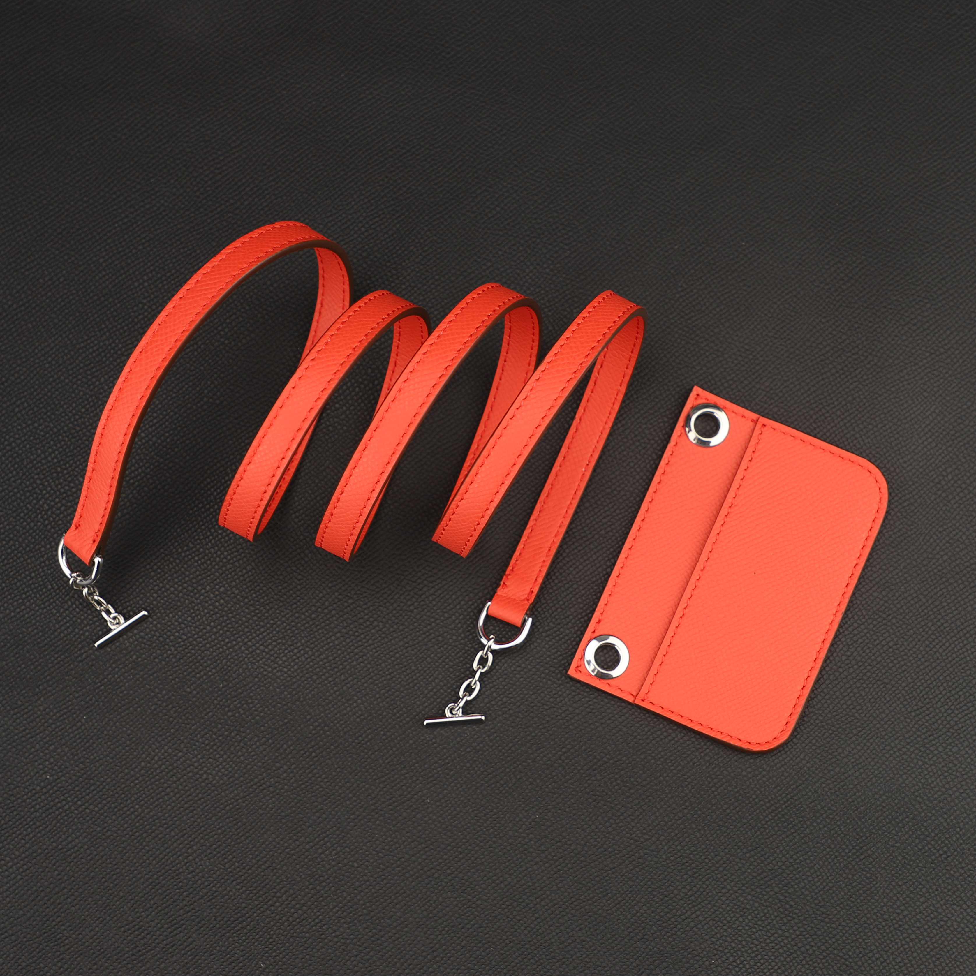 Customized The epsom leather insert and Shoulder strap for Constance Slim wallet