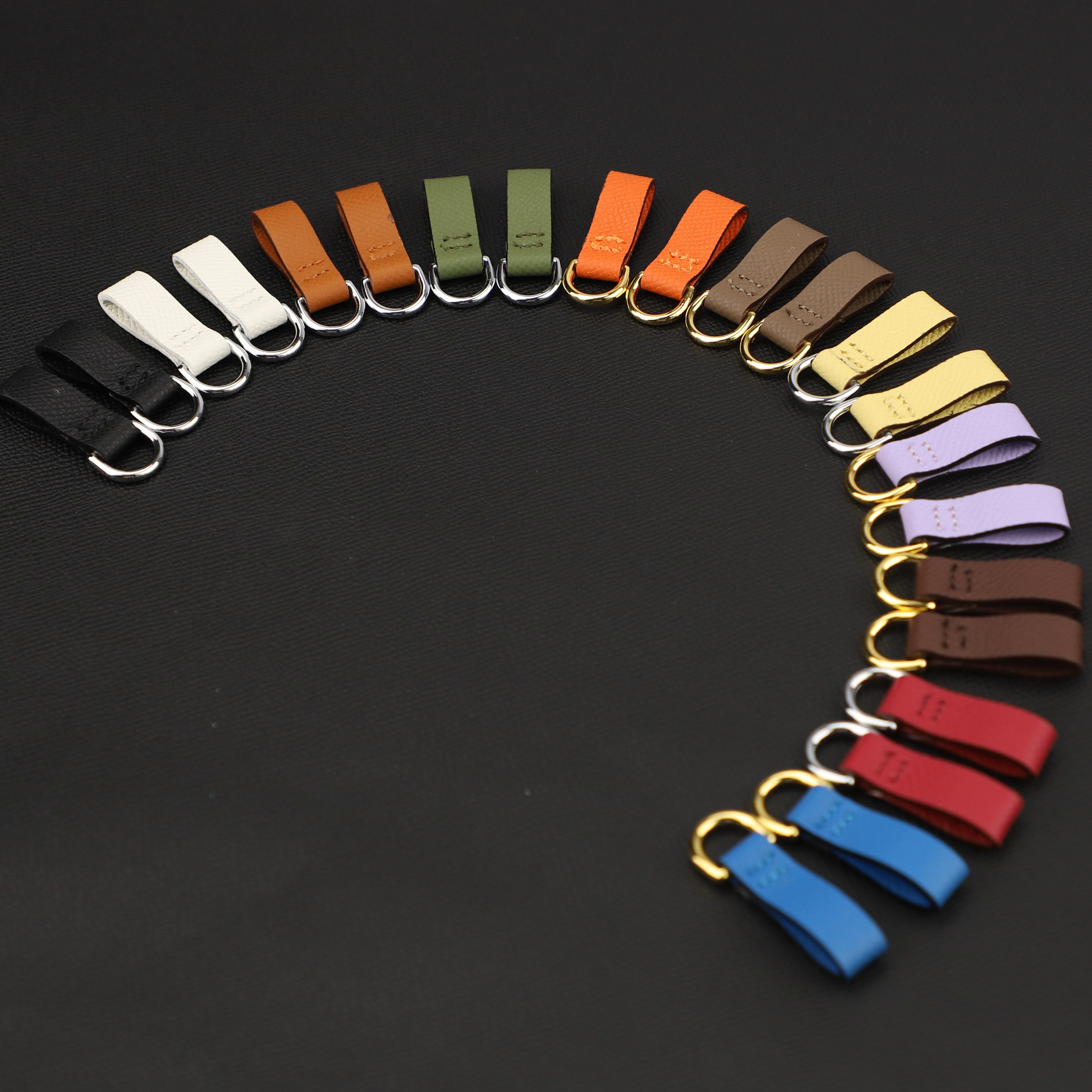 Epsom Leather Birkin/Kelly Pochette Rings Connect the Shoulder Strap