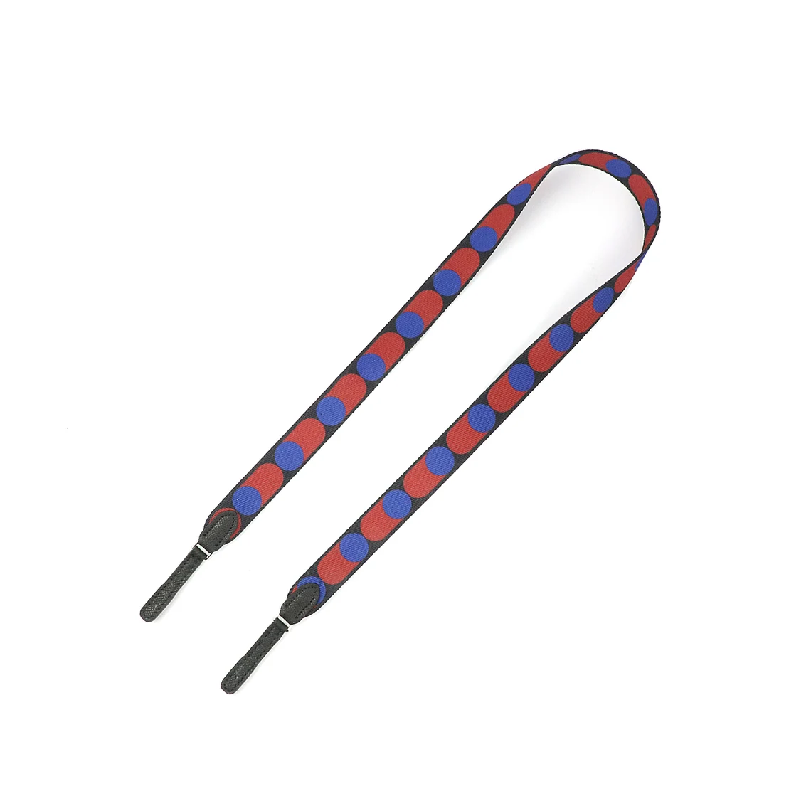 25 mm Sangle Flipperball To Go Kelly long wallet strap in Flipperball canvas and Epsom calfskin Leather with palladium hardware