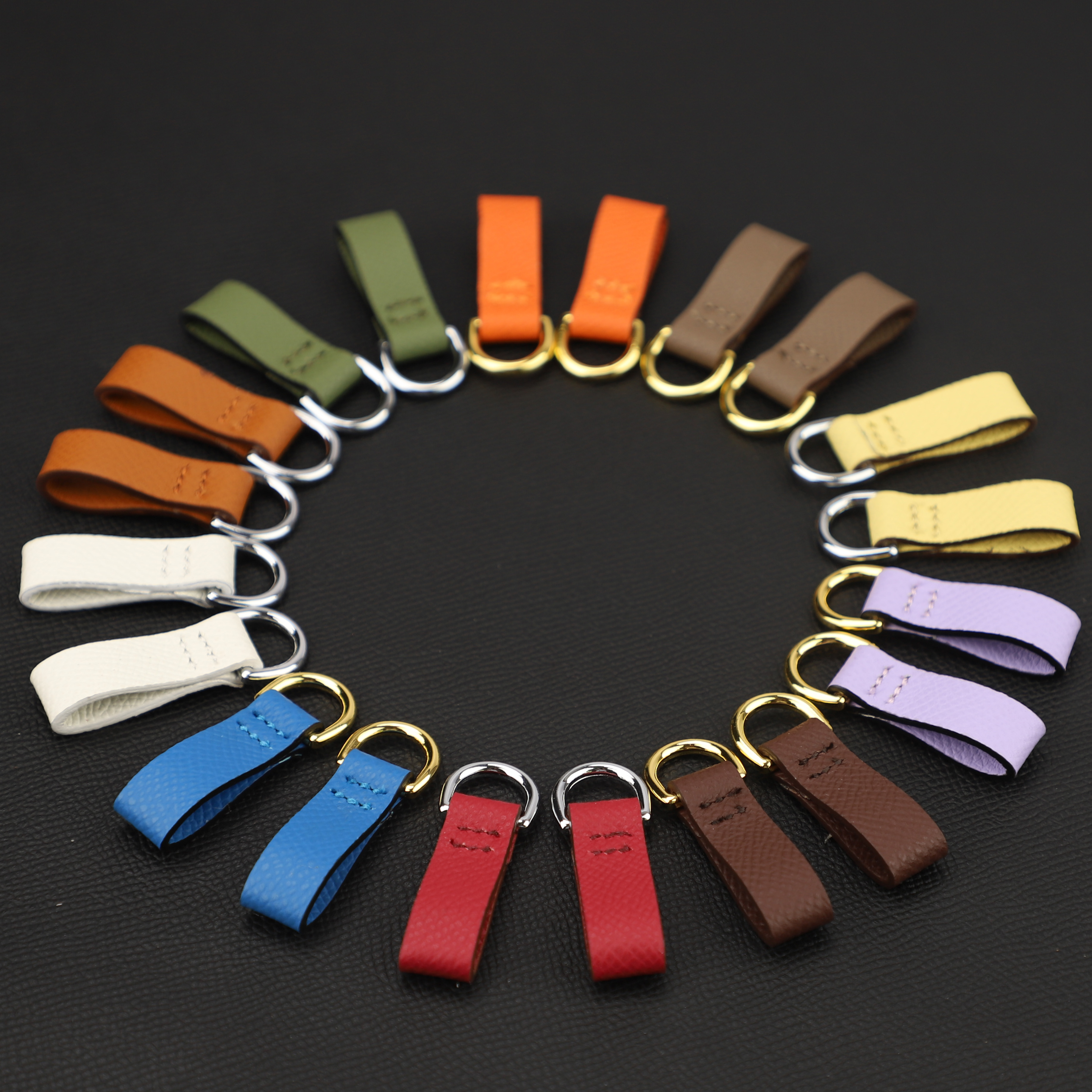 Epsom Leather Birkin/Kelly Pochette Rings Connect the Shoulder Strap