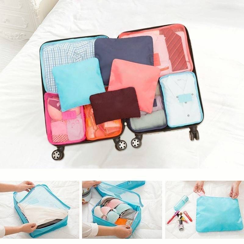 🎁Portable Luggage Packing Cubes - 6 Pieces ✈