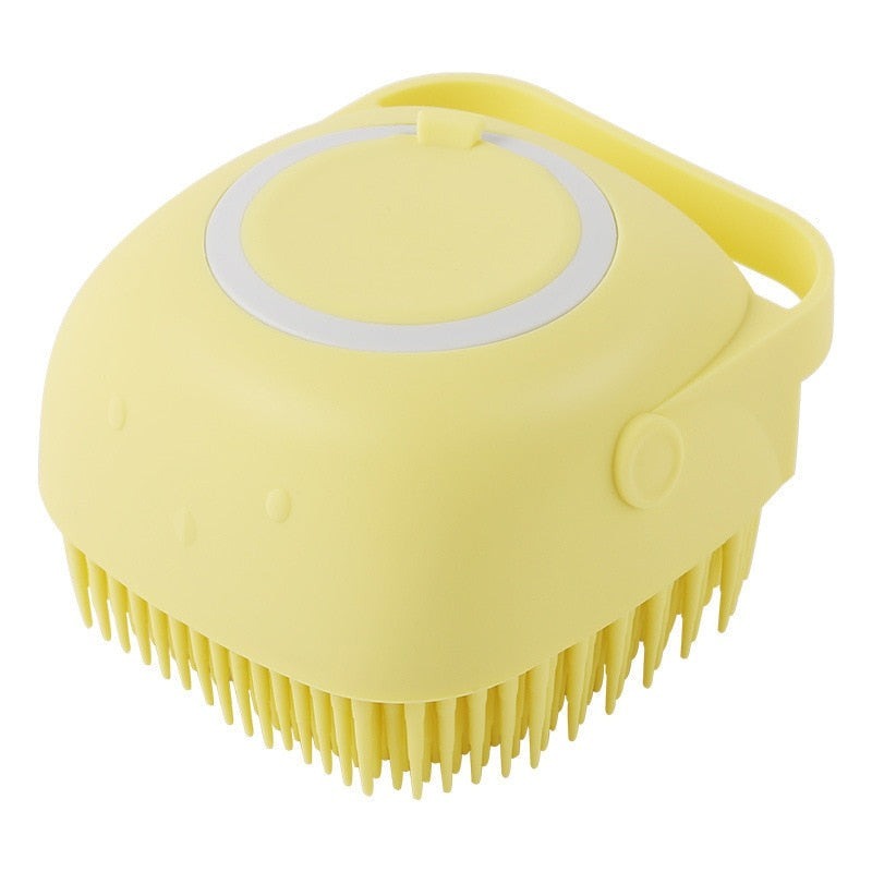 Special silicon brush for showering our pets