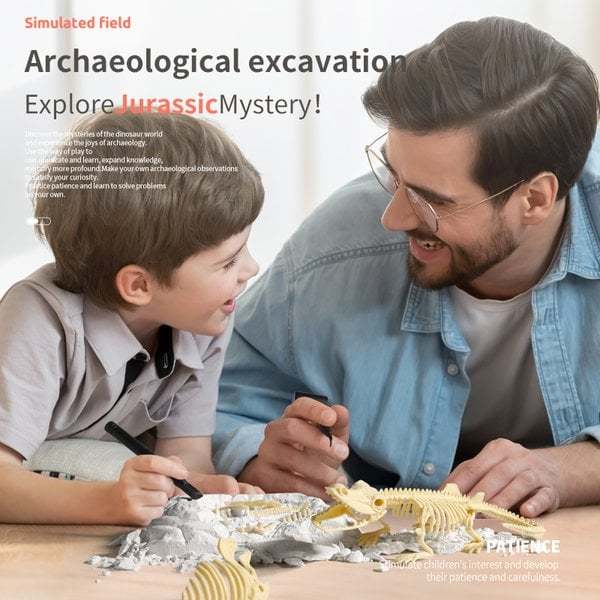 (🔥LAST DAY SALE-48% OFF) Dinosaur Fossil Digging Kit--Buy 2 Free Ship