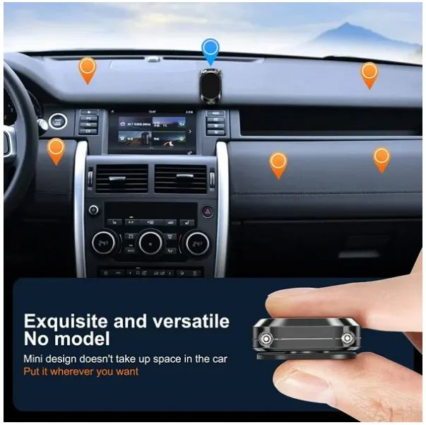 🔥Last Day Promotion 49% OFF - Alloy Folding Magnetic Car Phone Holder